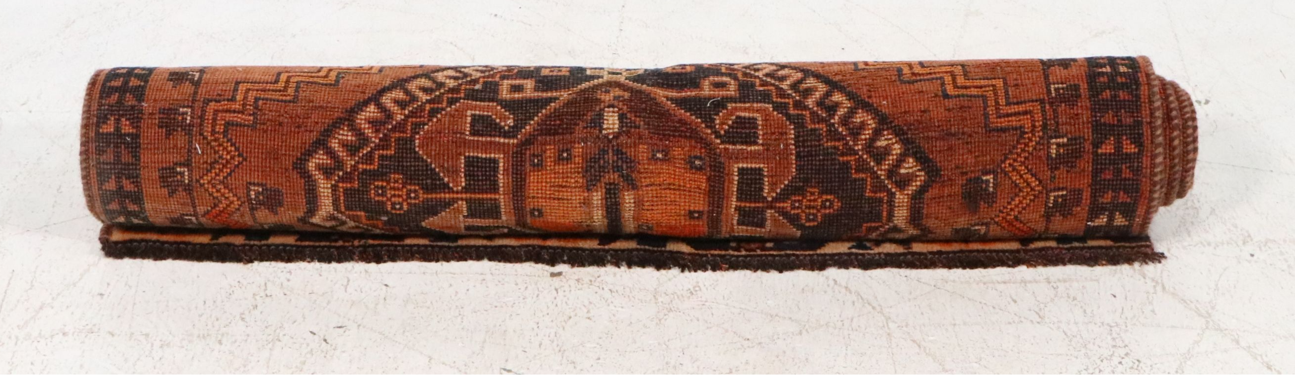 3'5 x 7'7 Hand-Knotted Persian Shiraz Long Rug