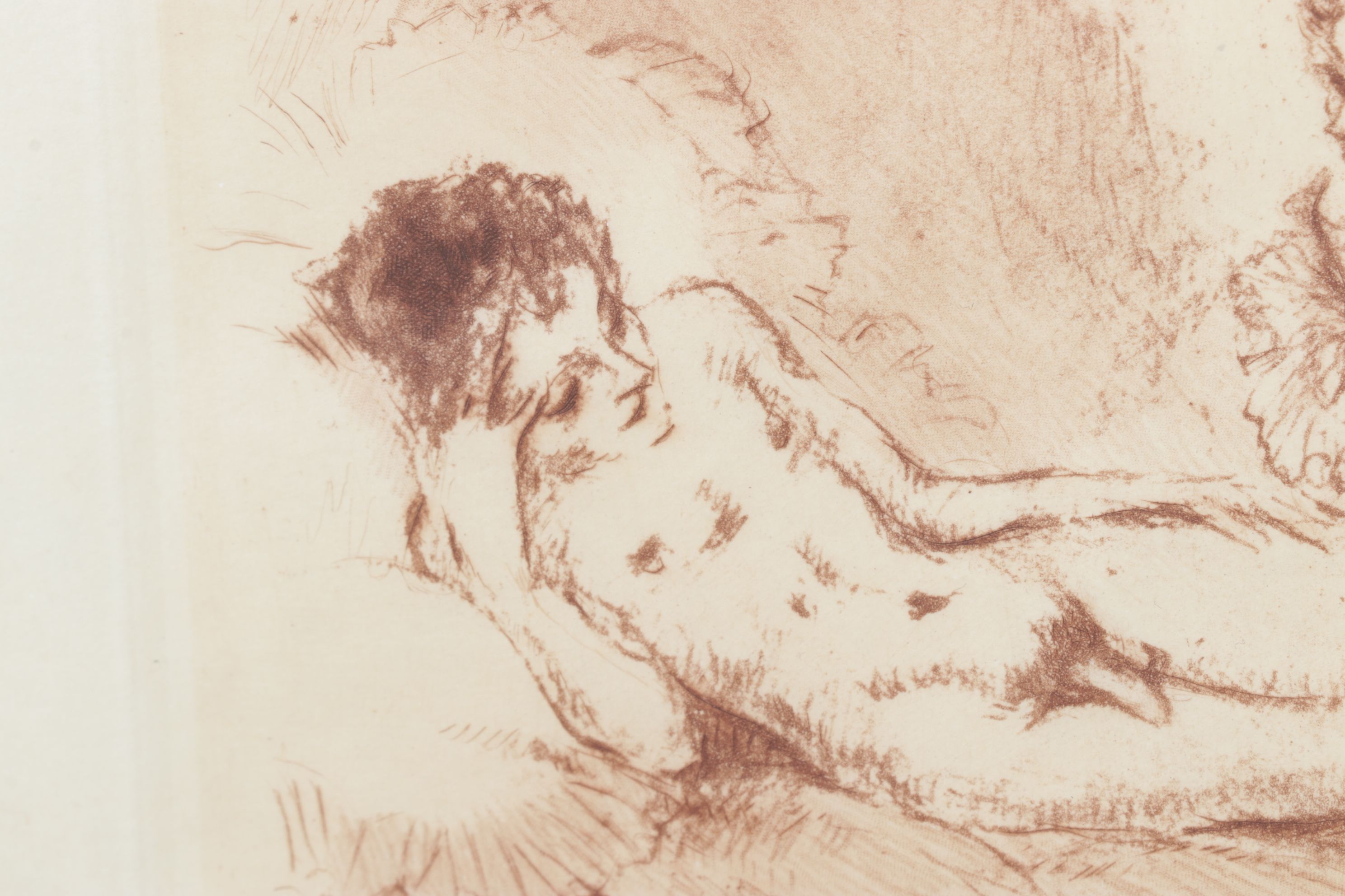 Louis Icart Etching "The Whole Package" from "Felicia ou Mes Fredaines"