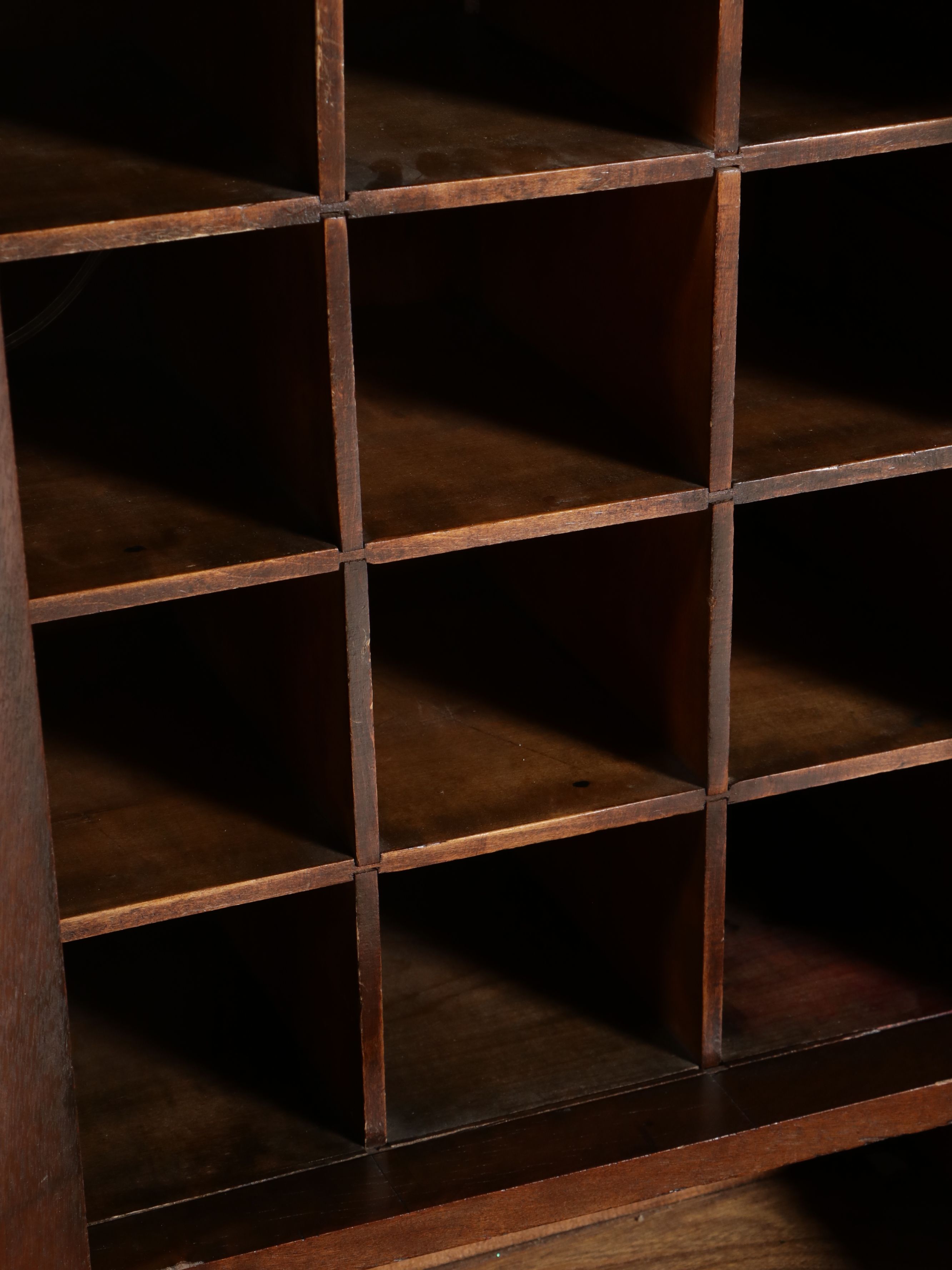 Victorian Gothic Revival Walnut Secretary Desk, Mid to Late 19th Century