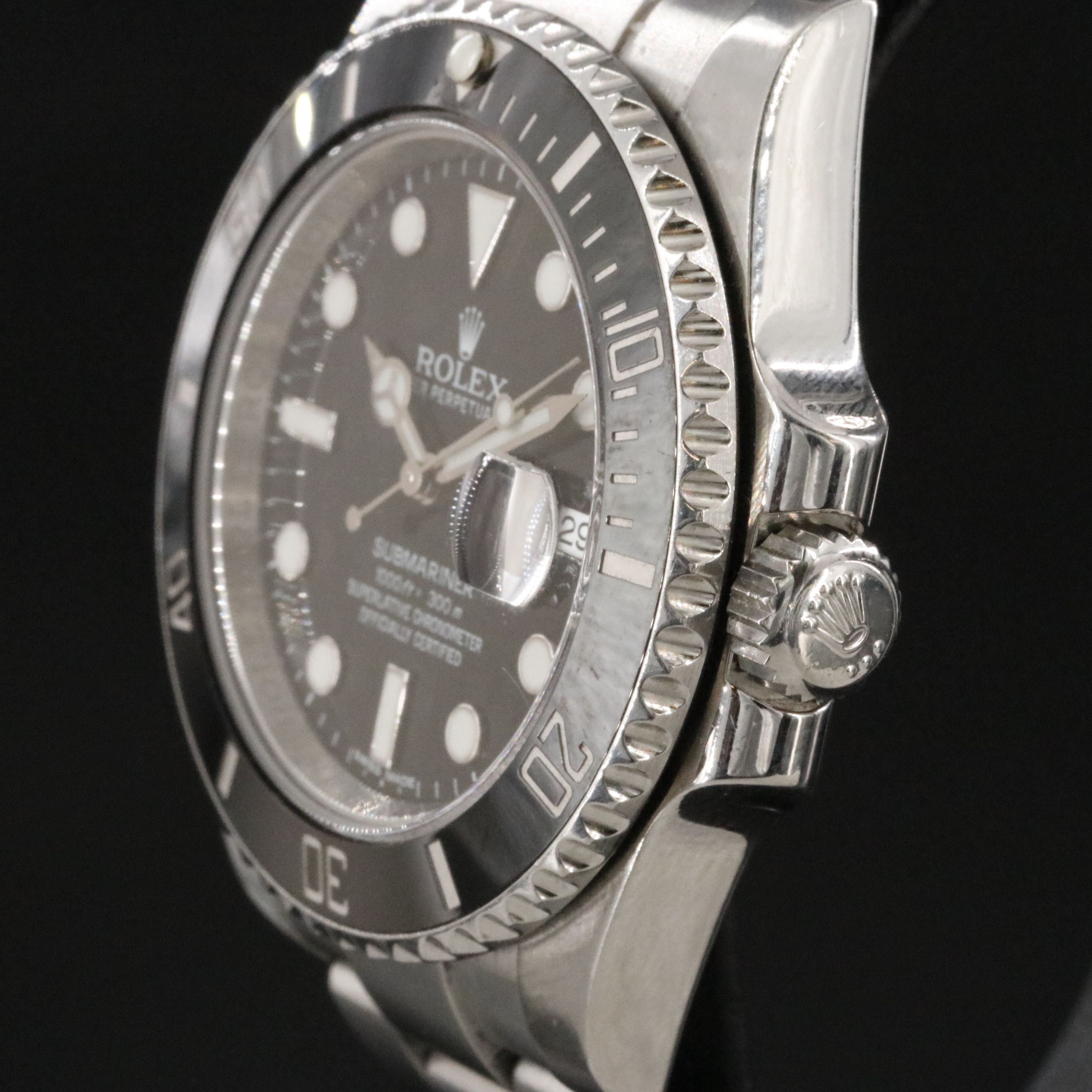 Rolex Submariner 40mm Ceramic Stainless Steel Date Watch 116610