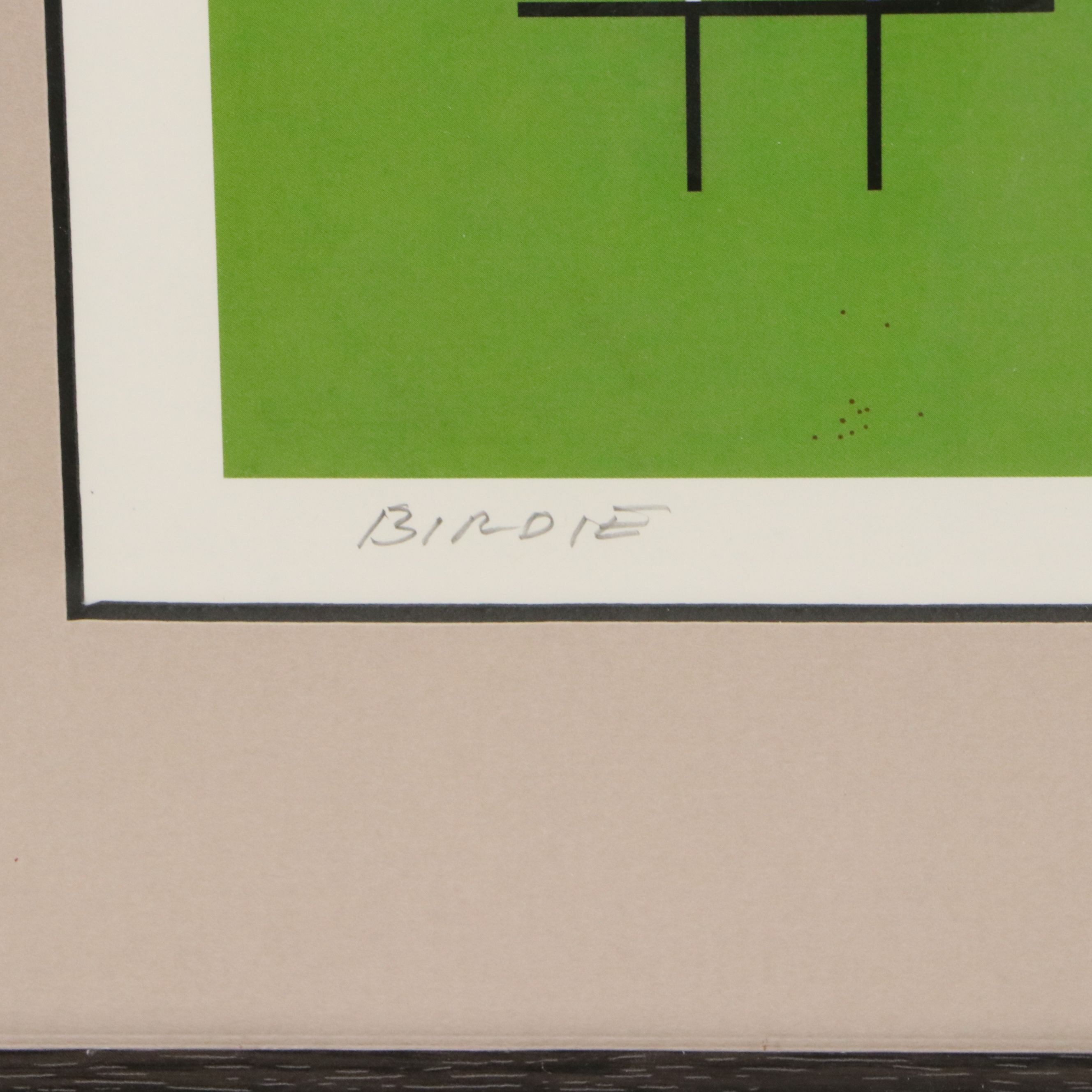 Charley Harper Offset Lithograph "Birdie"