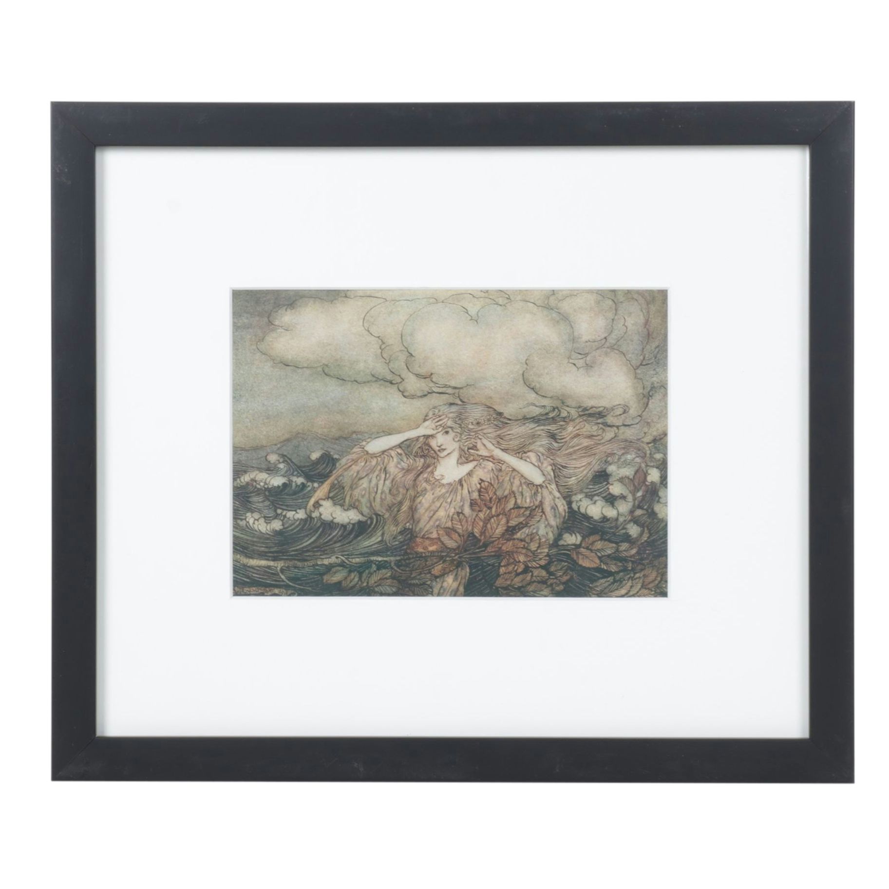 Offset Lithograph After Arthur Rackham "The Wind and the Waves," 1913