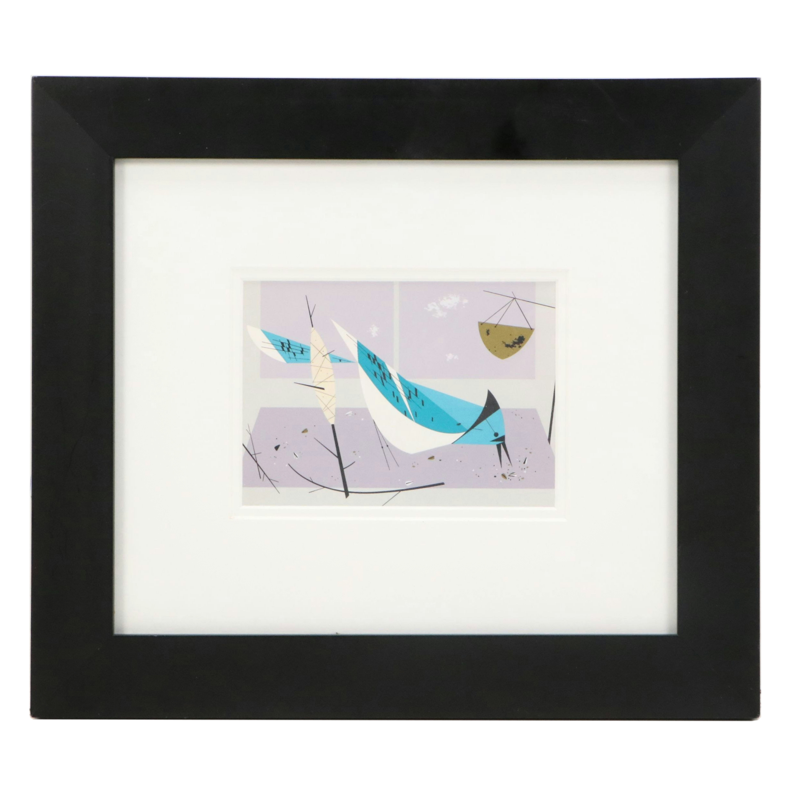 Offset Lithograph After Charley Harper "Blue Jay"
