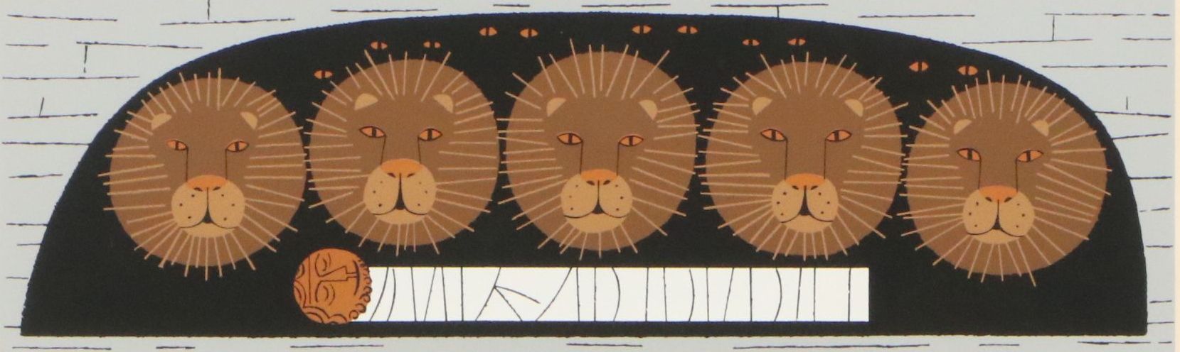 Edie Harper Serigraph "Dan's Den"