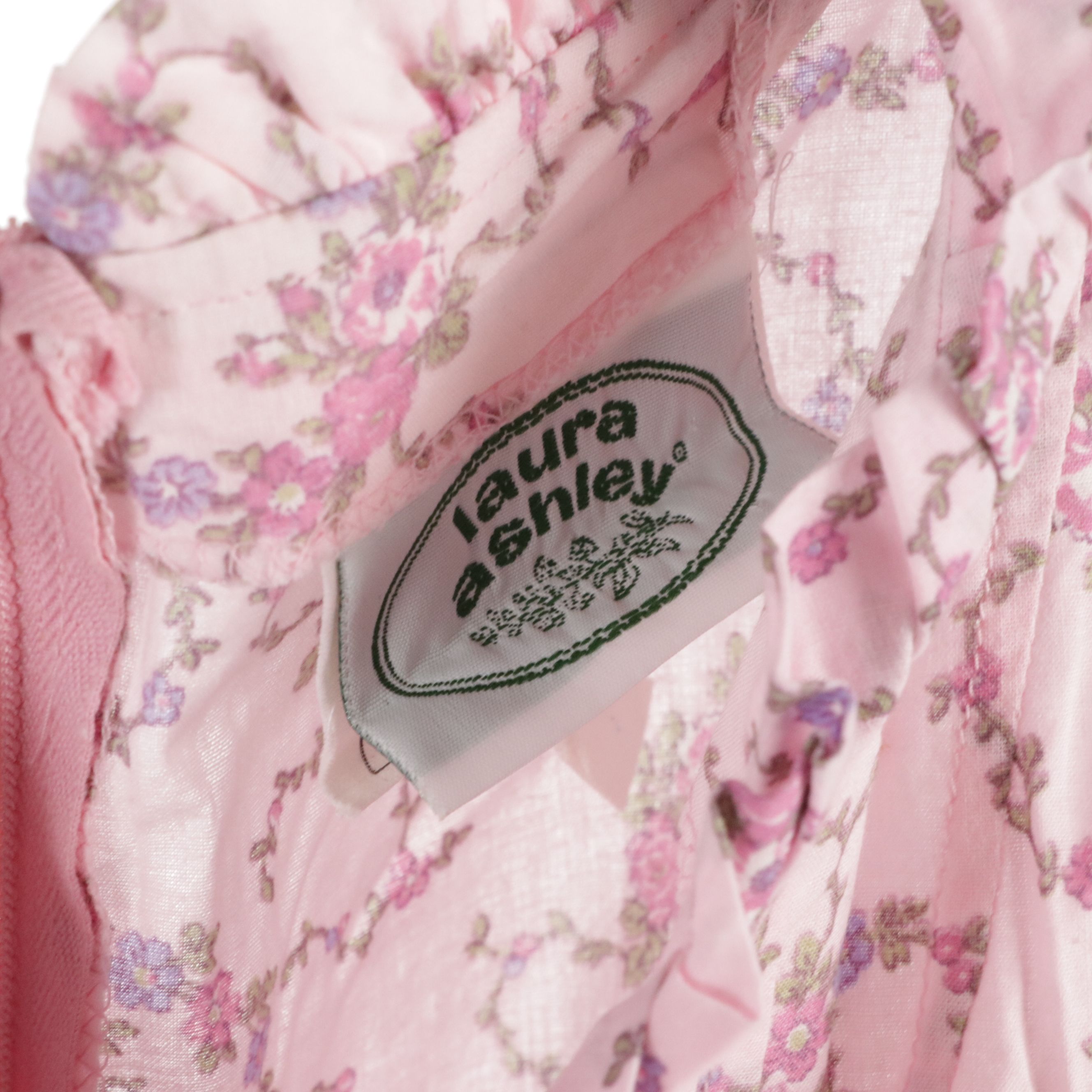 Womens and Girls Laura Ashley Floral Prairie Maxi Dresses in Cotton, 1970s