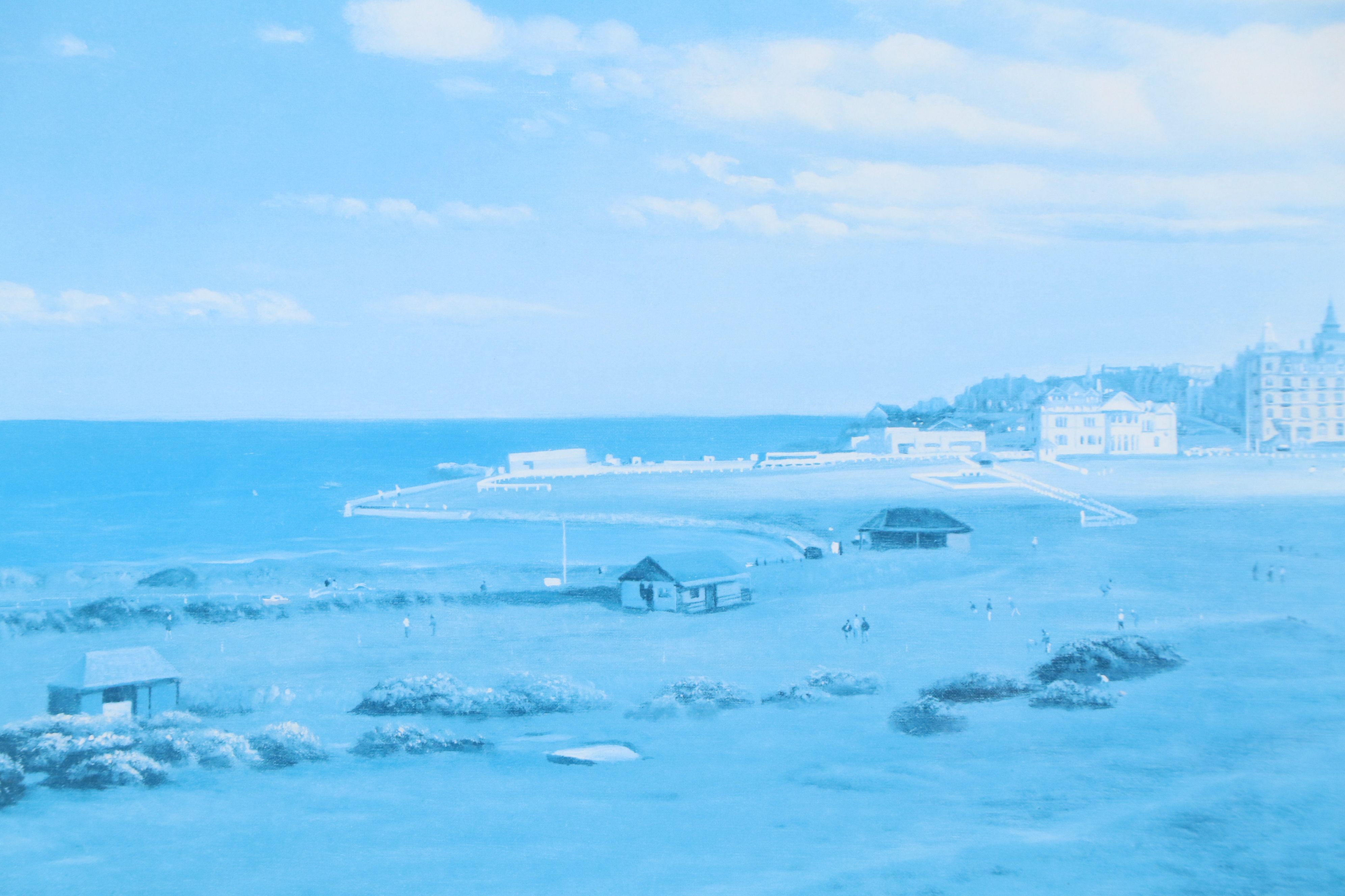 Simon Stallwood Offset Lithograph "Old Course St. Andrews Scotland"
