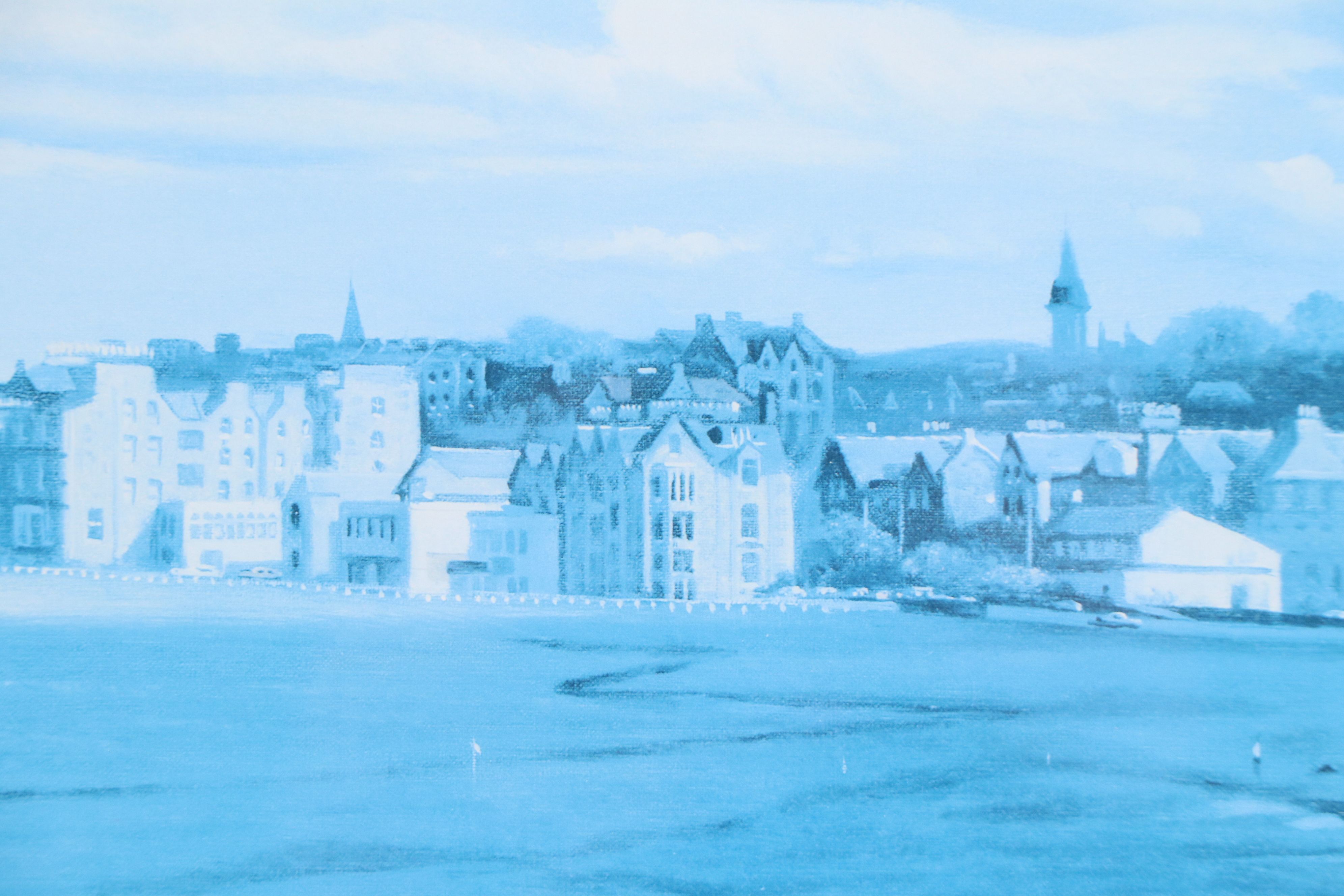 Simon Stallwood Offset Lithograph "Old Course St. Andrews Scotland"