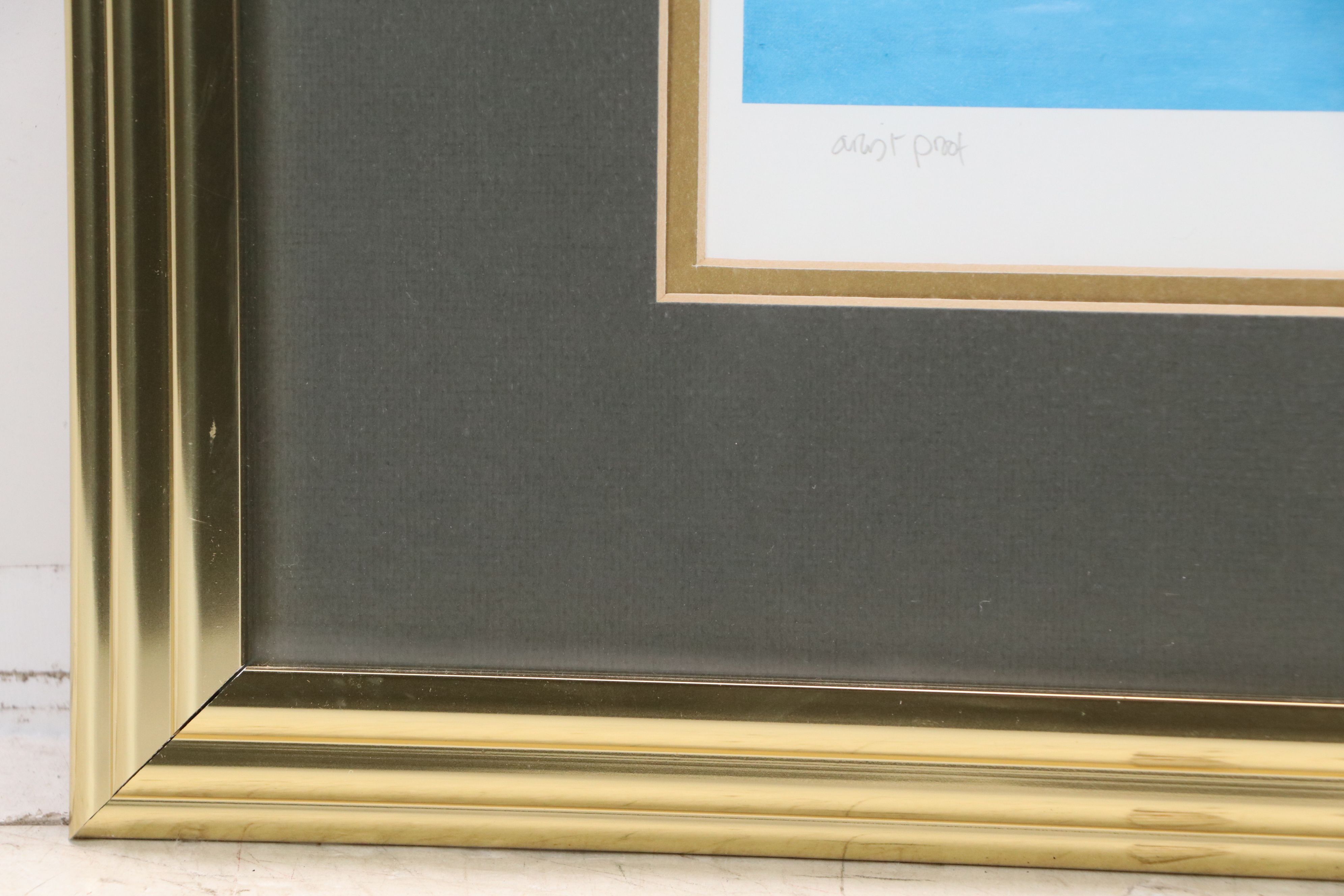 Simon Stallwood Offset Lithograph "Old Course St. Andrews Scotland"