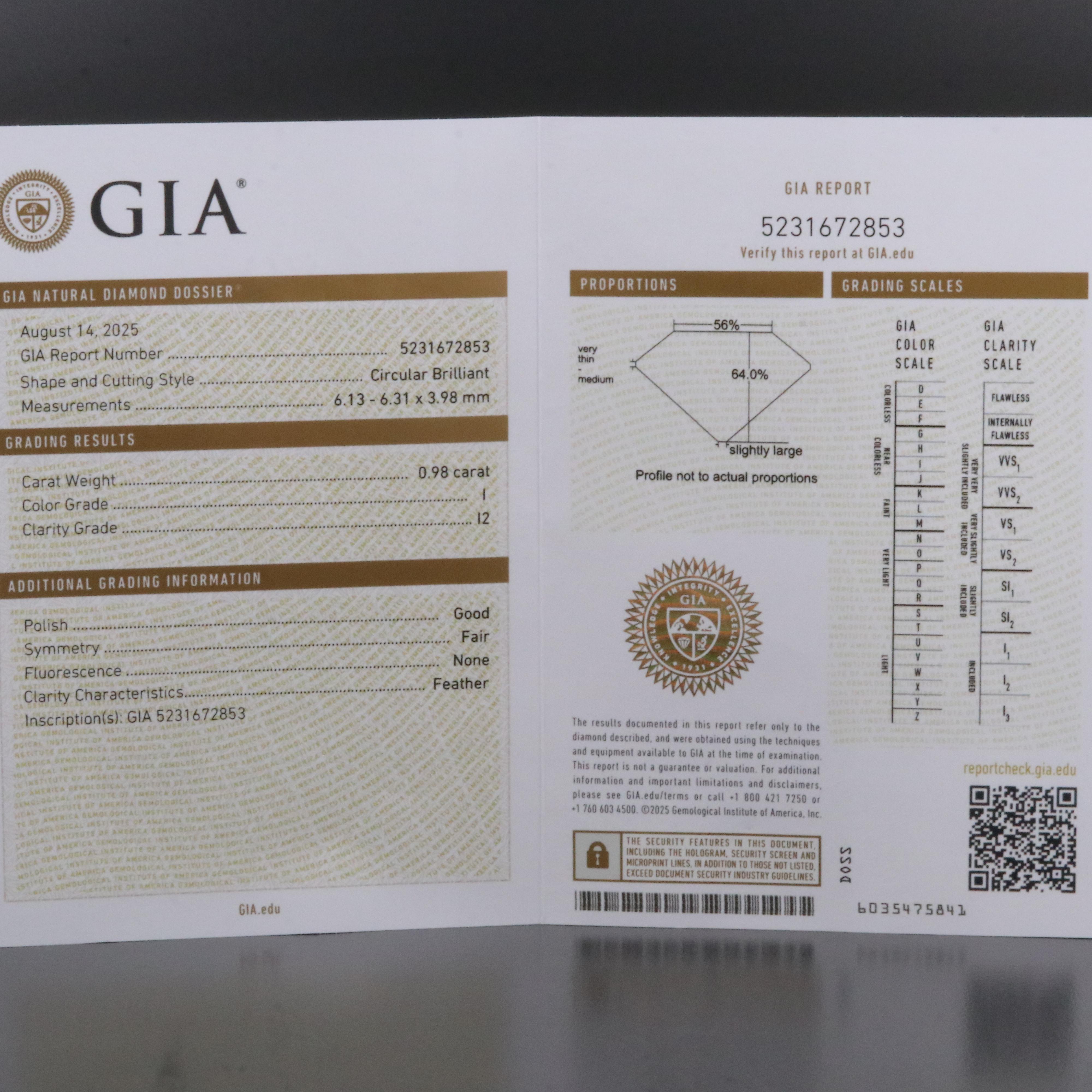 Antique Platinum 1.12 CTW Diamond Ring with GIA Report