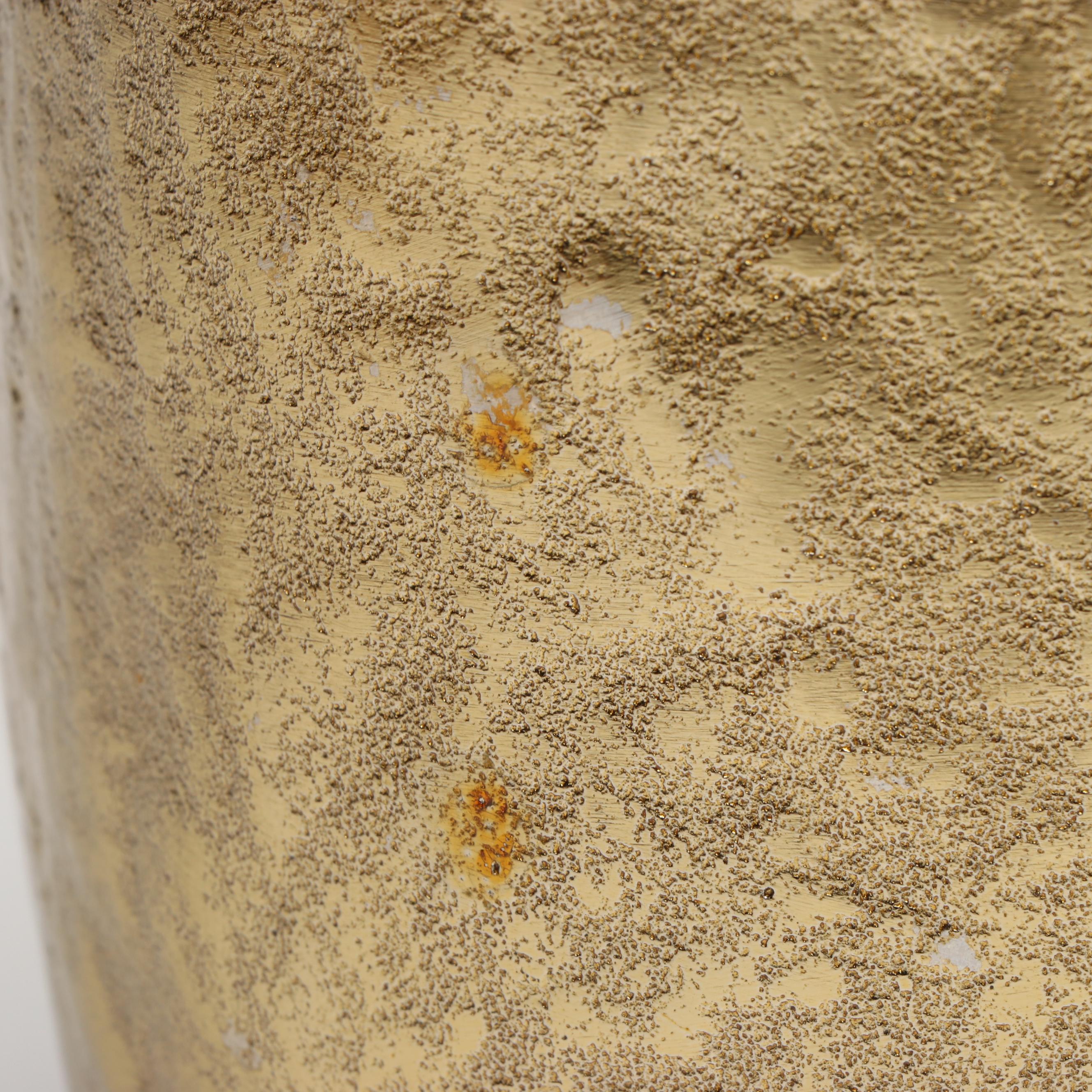 Modern Gold Finished Metal Vases