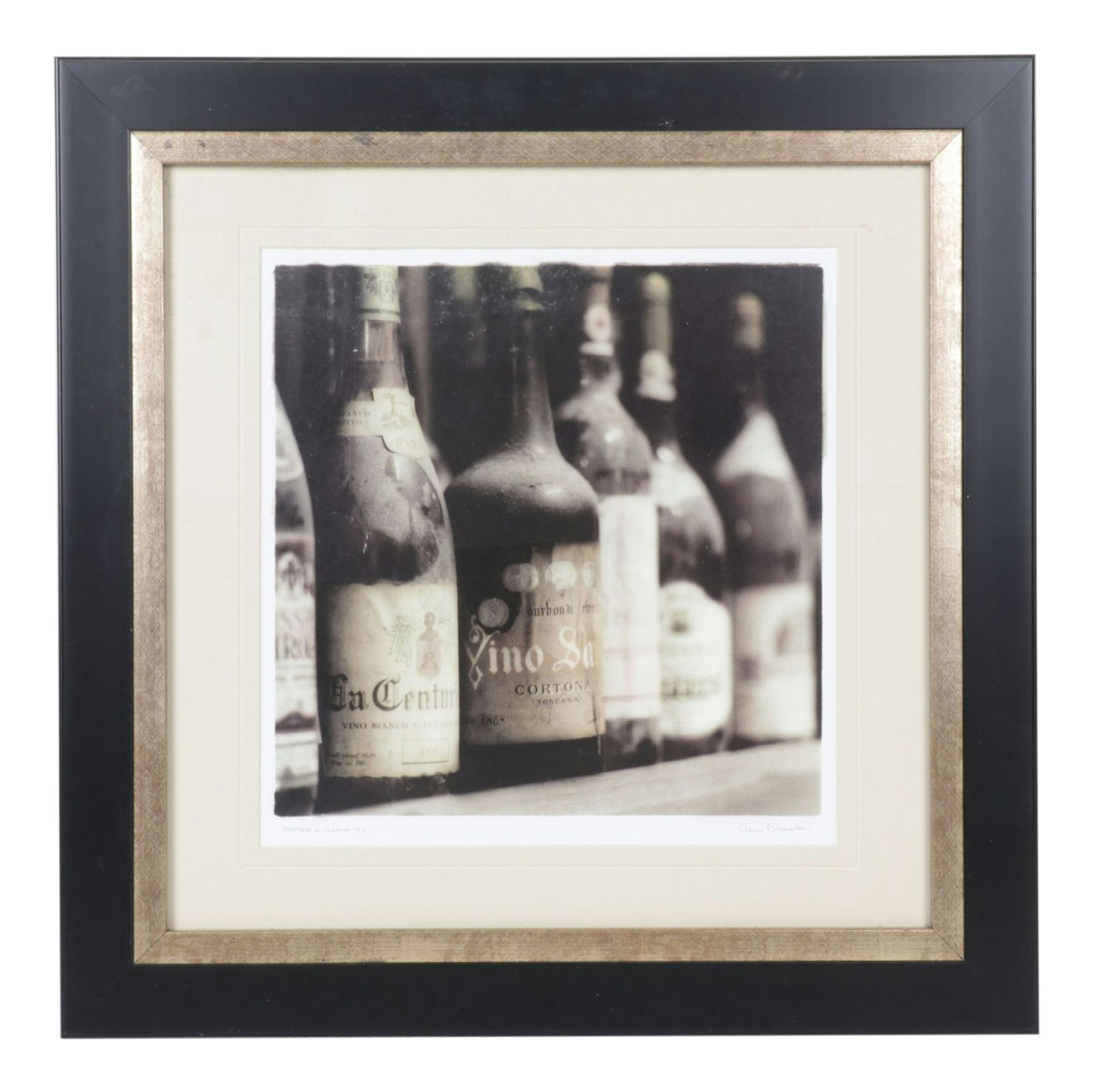 Offset Lithograph After Alan Blaustein "Enoteca a Cortona No. 1"