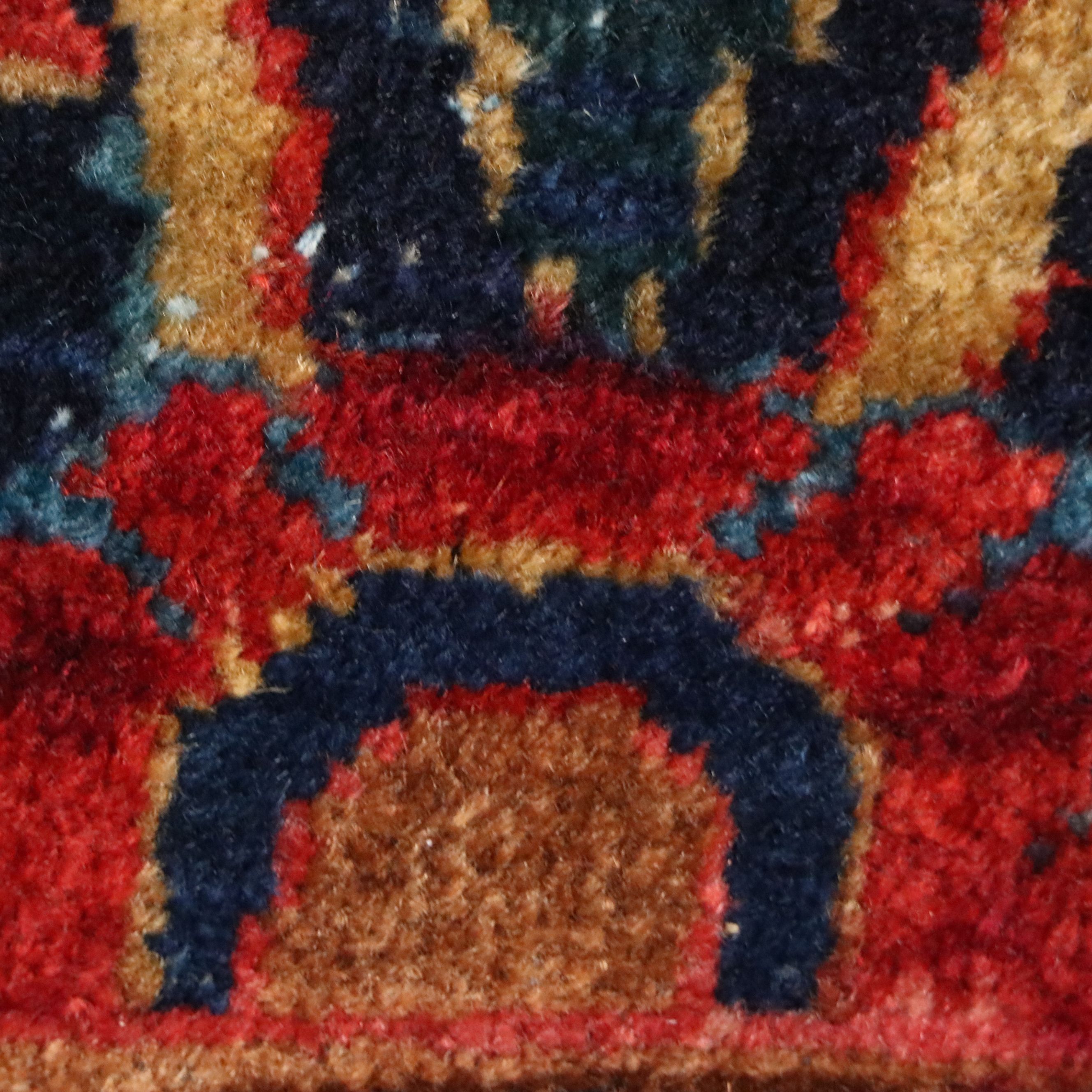 11'9 x 16'8 Hand-Knotted Persian Sarouk Room-Sized Rug