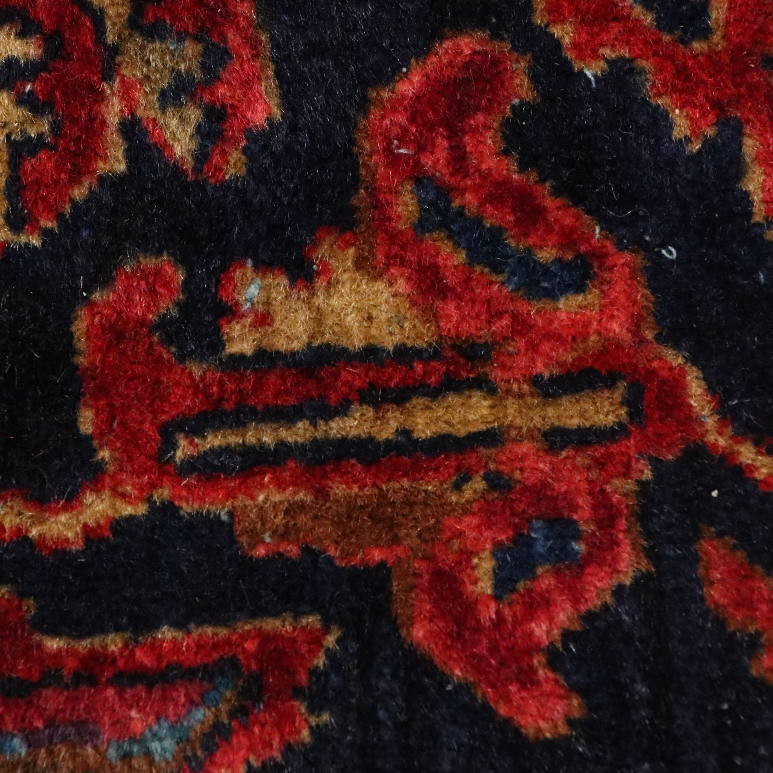 11'9 x 16'8 Hand-Knotted Persian Sarouk Room-Sized Rug