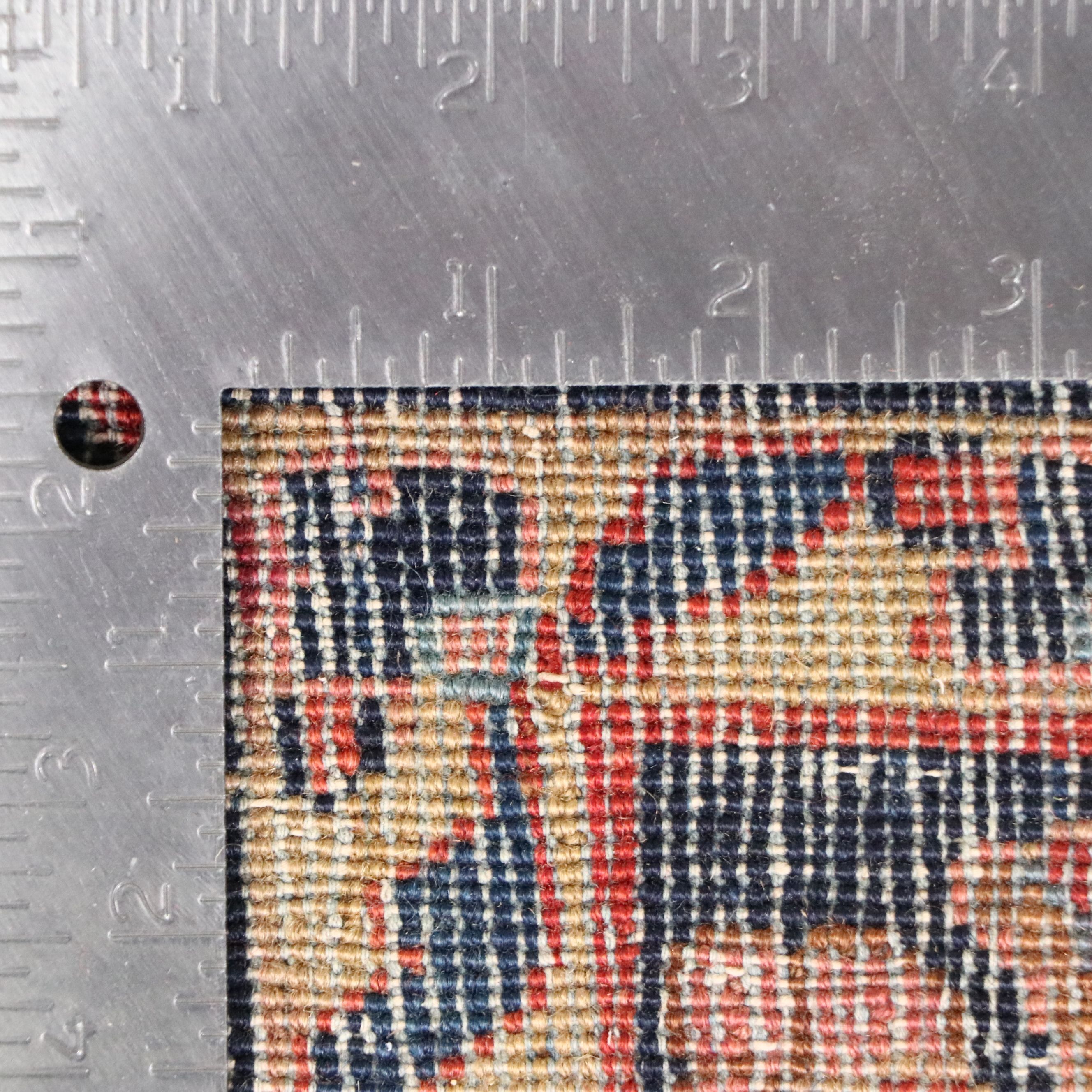 11'9 x 16'8 Hand-Knotted Persian Sarouk Room-Sized Rug