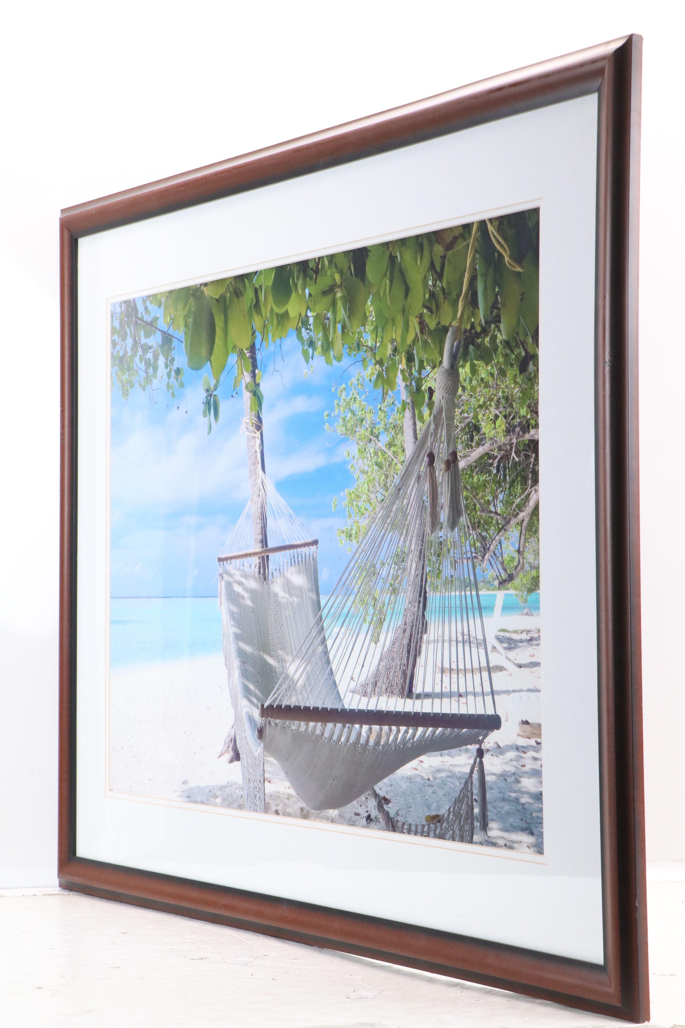 Coastal Getaway Scene Giclée Stock Image