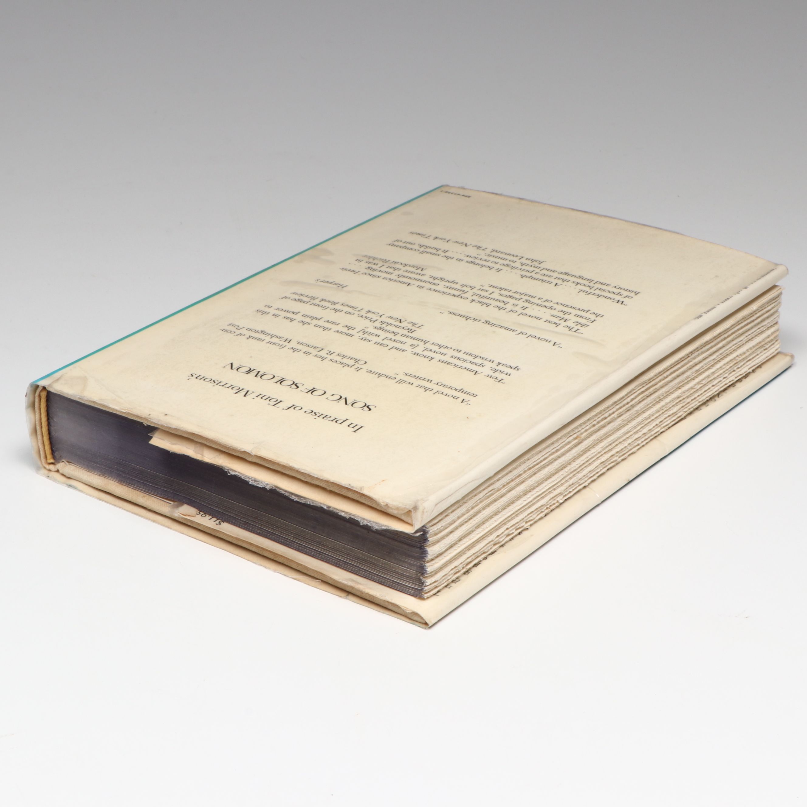 First Trade Edition "Tar Baby" by Toni Morrison, 1981