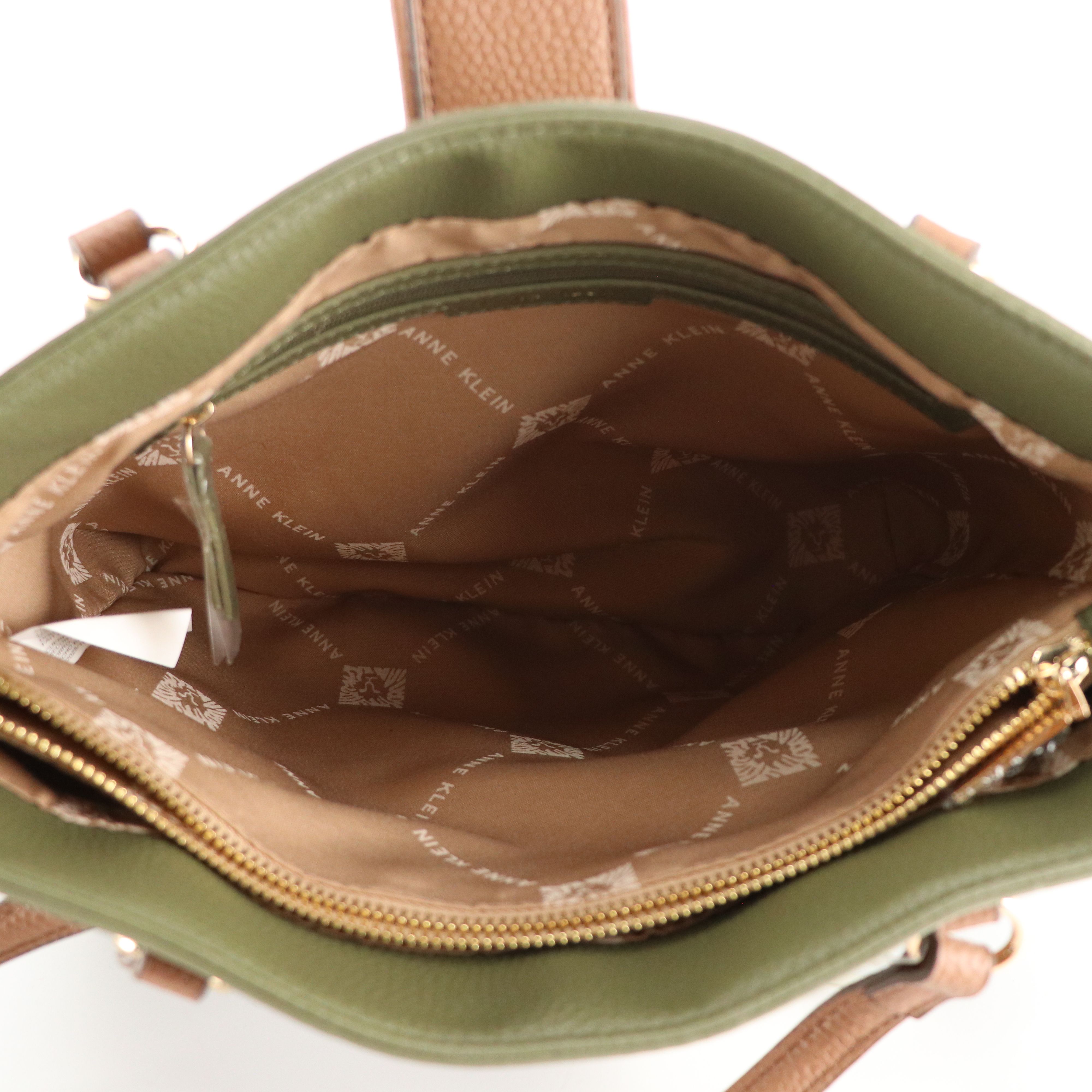 Anne Klein Lennon Tote in Olive Leather, Nemo Equipment "Victory" Picnic Blanket