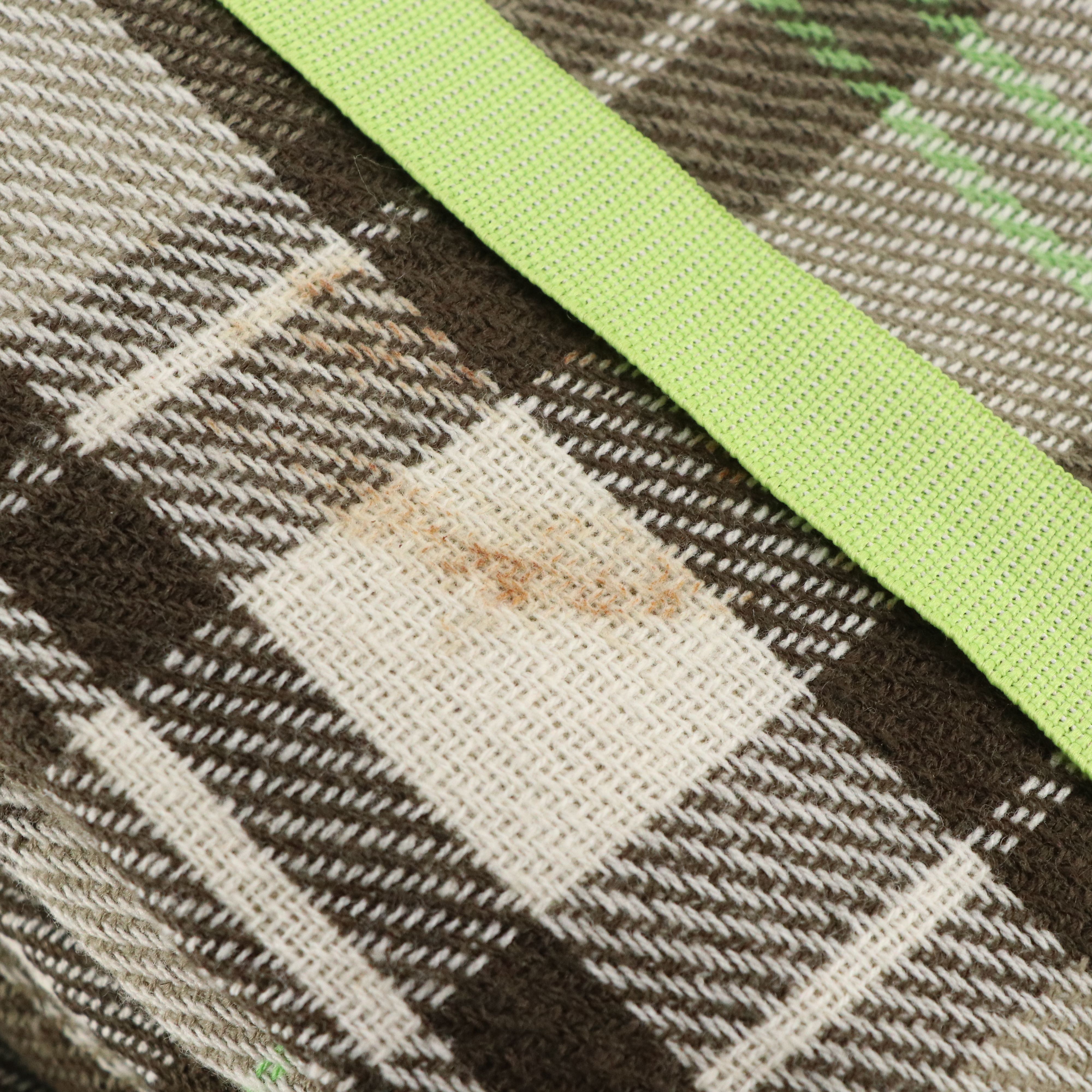 Anne Klein Lennon Tote in Olive Leather, Nemo Equipment "Victory" Picnic Blanket