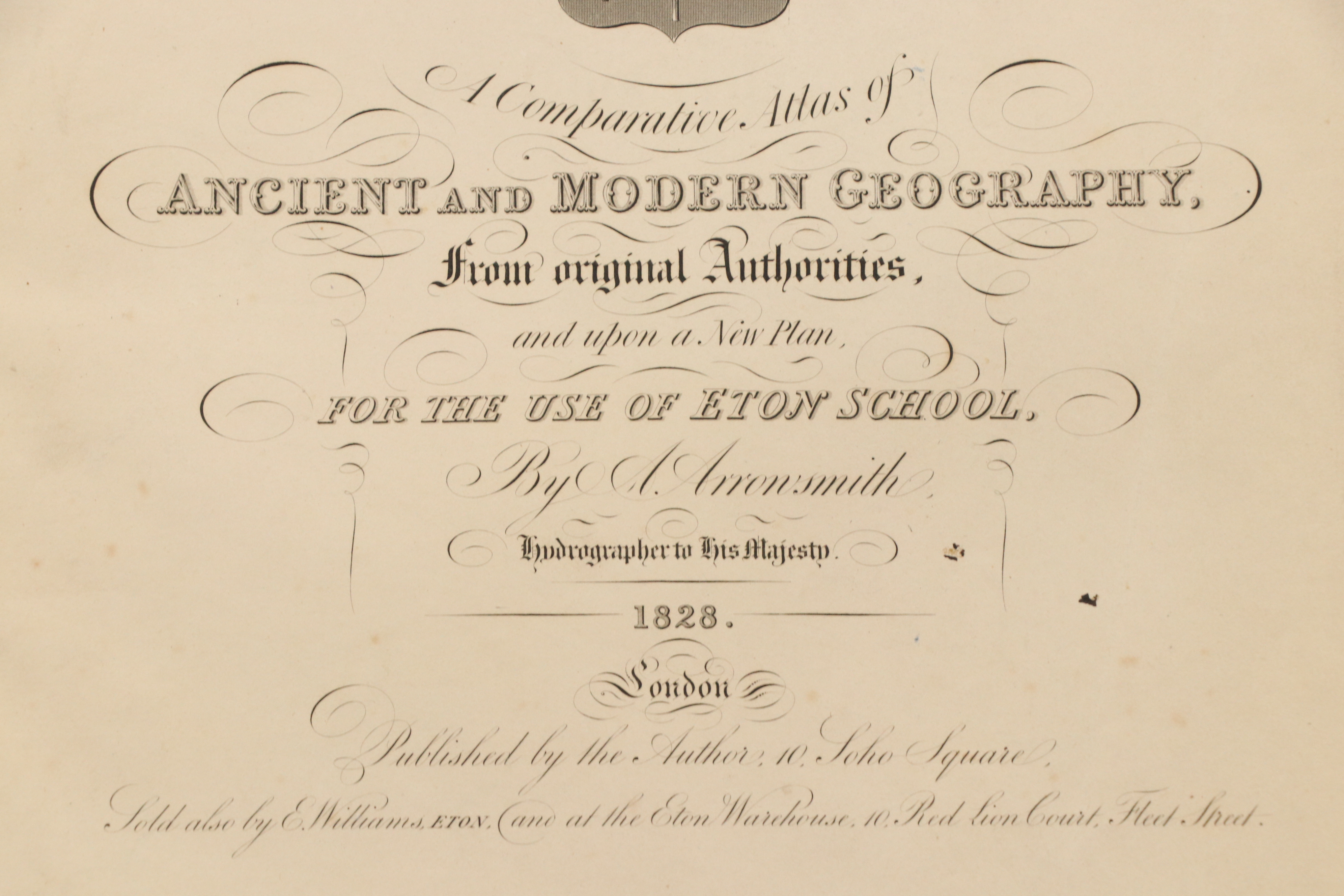 "A Comparative Atlas of Ancient and Modern Geography" by A. Arrowsmith, 1828