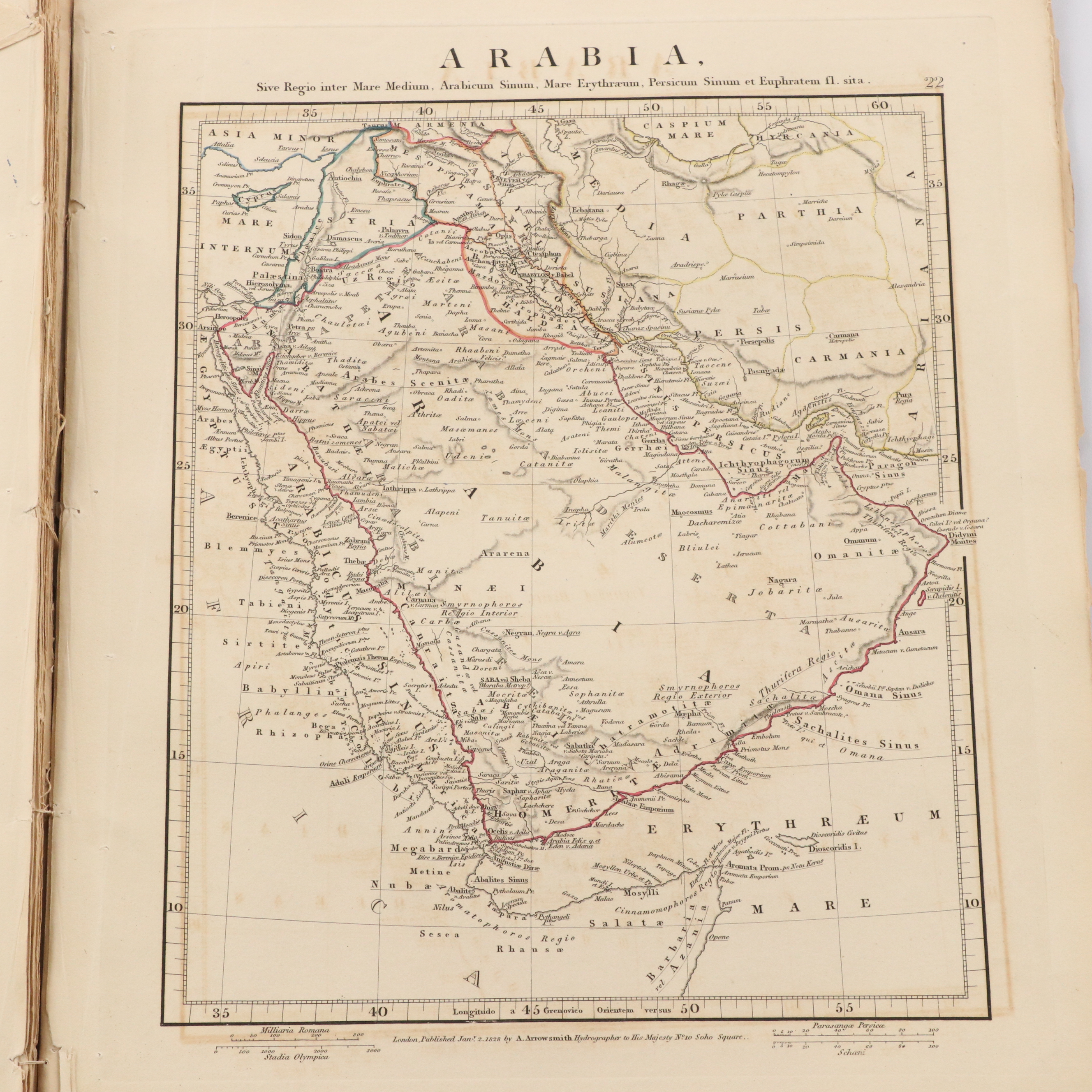 "A Comparative Atlas of Ancient and Modern Geography" by A. Arrowsmith, 1828