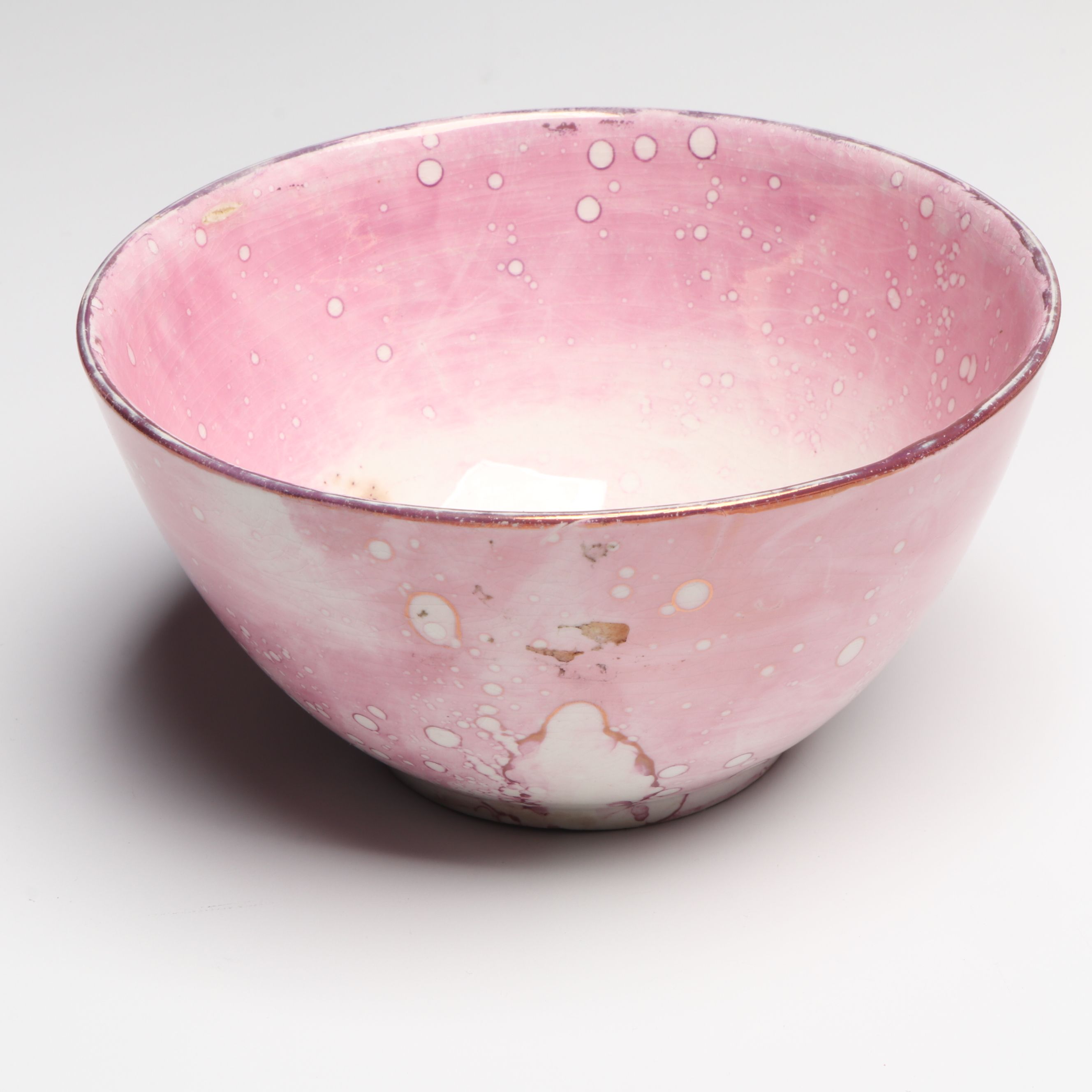 Homer Laughlin "Harlequin Rose" Covered Casserole with Other Pink Dinnerware