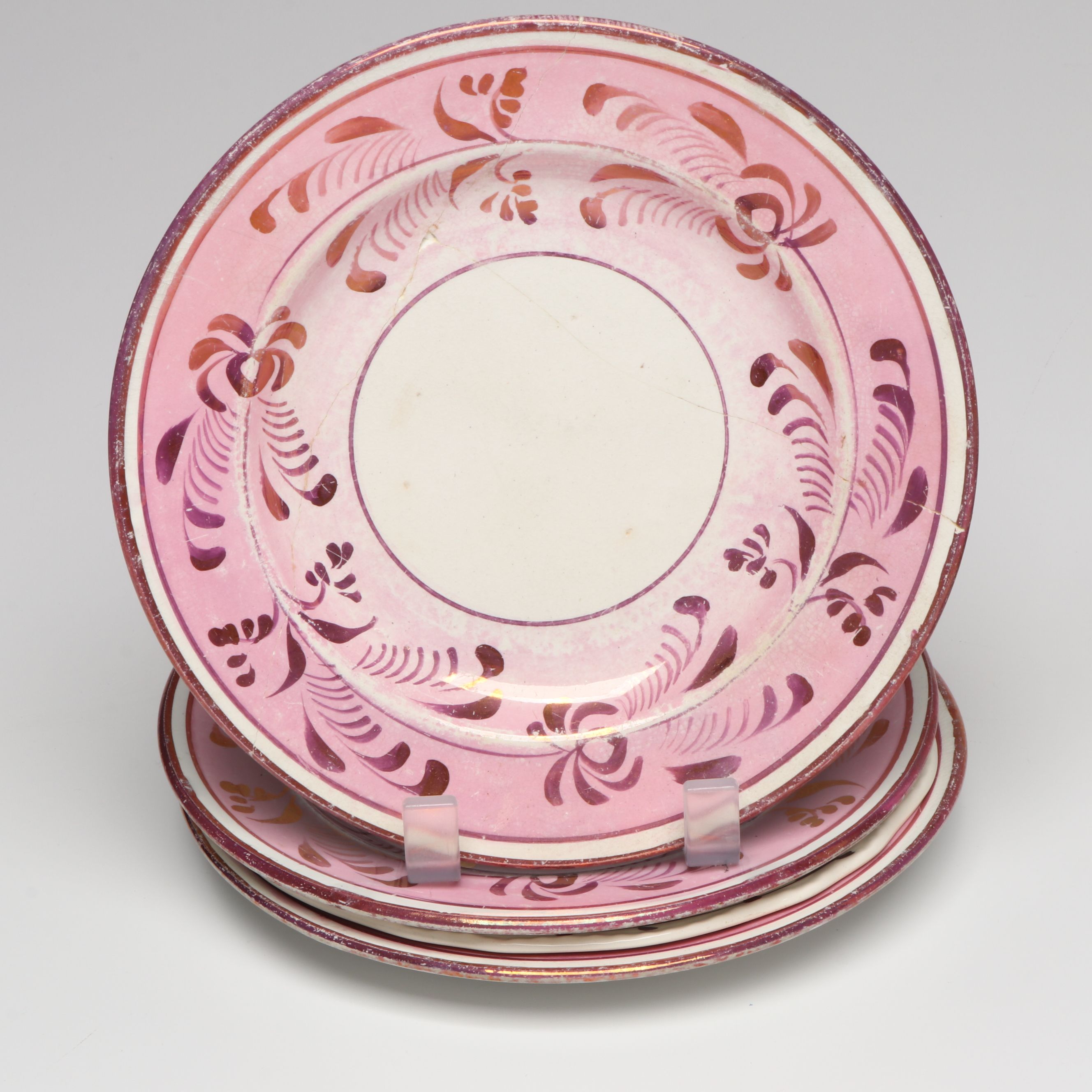 Homer Laughlin "Harlequin Rose" Covered Casserole with Other Pink Dinnerware