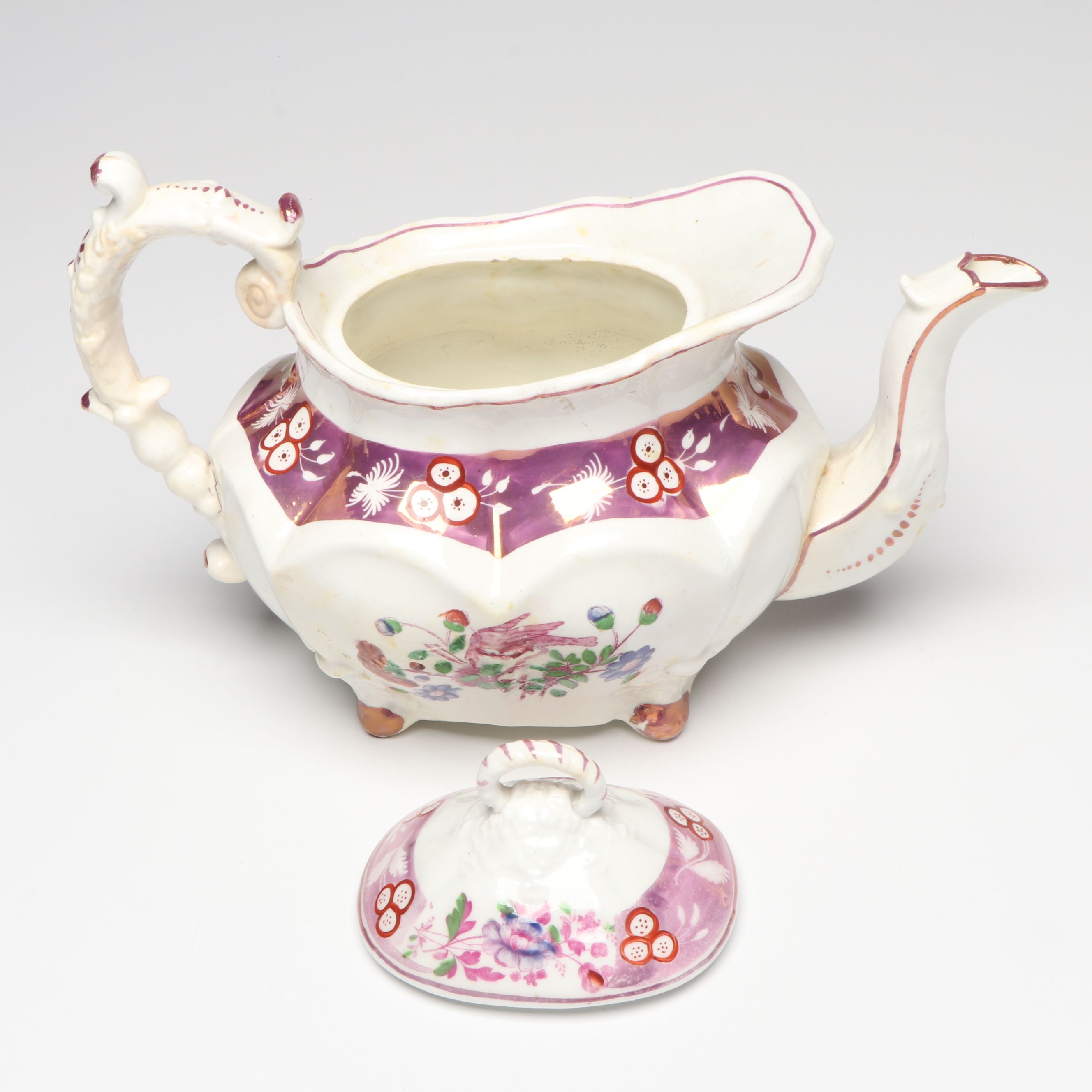 Homer Laughlin "Harlequin Rose" Covered Casserole with Other Pink Dinnerware