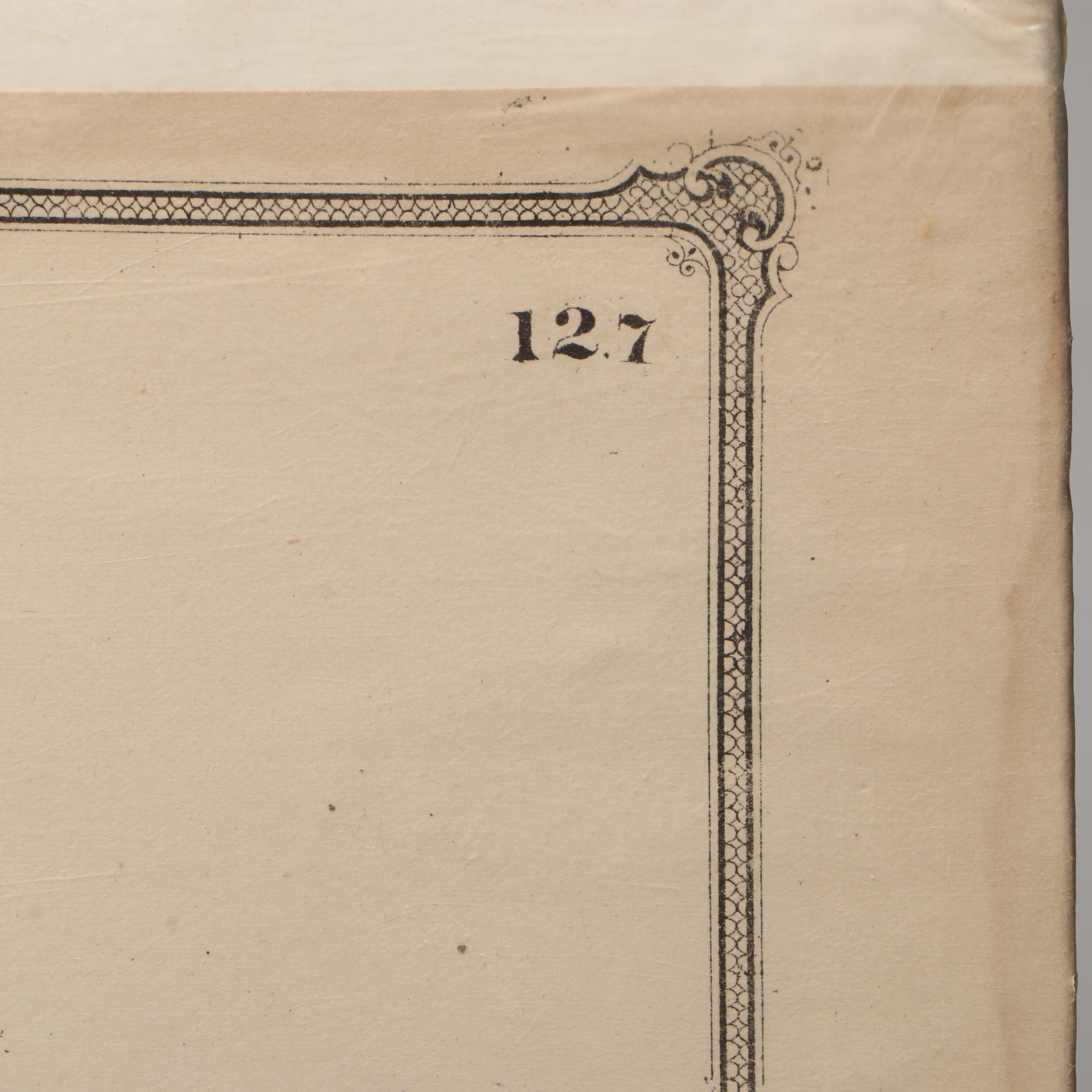 Hand-Colored Engraved Atlas Maps "Marlborough" Massacushetts, 1875