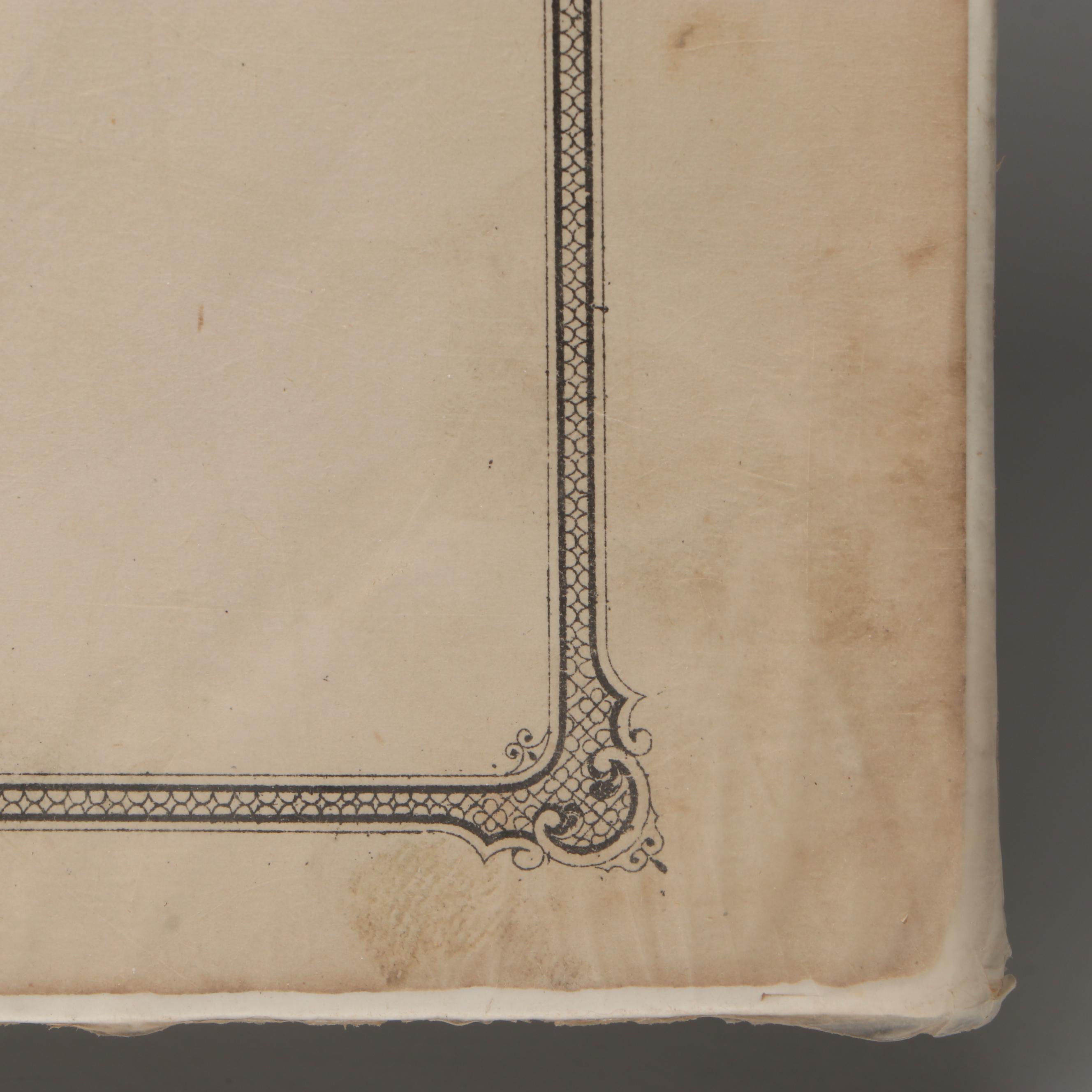 Hand-Colored Engraved Atlas Maps "Marlborough" Massacushetts, 1875