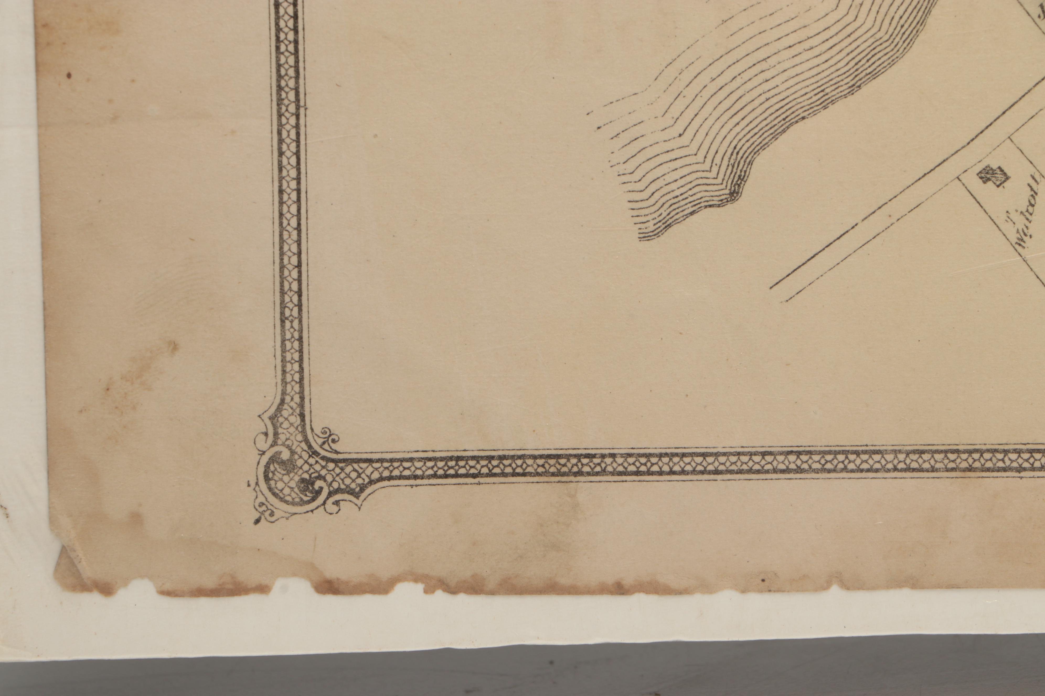 Hand-Colored Engraved Atlas Maps "Marlborough" Massacushetts, 1875