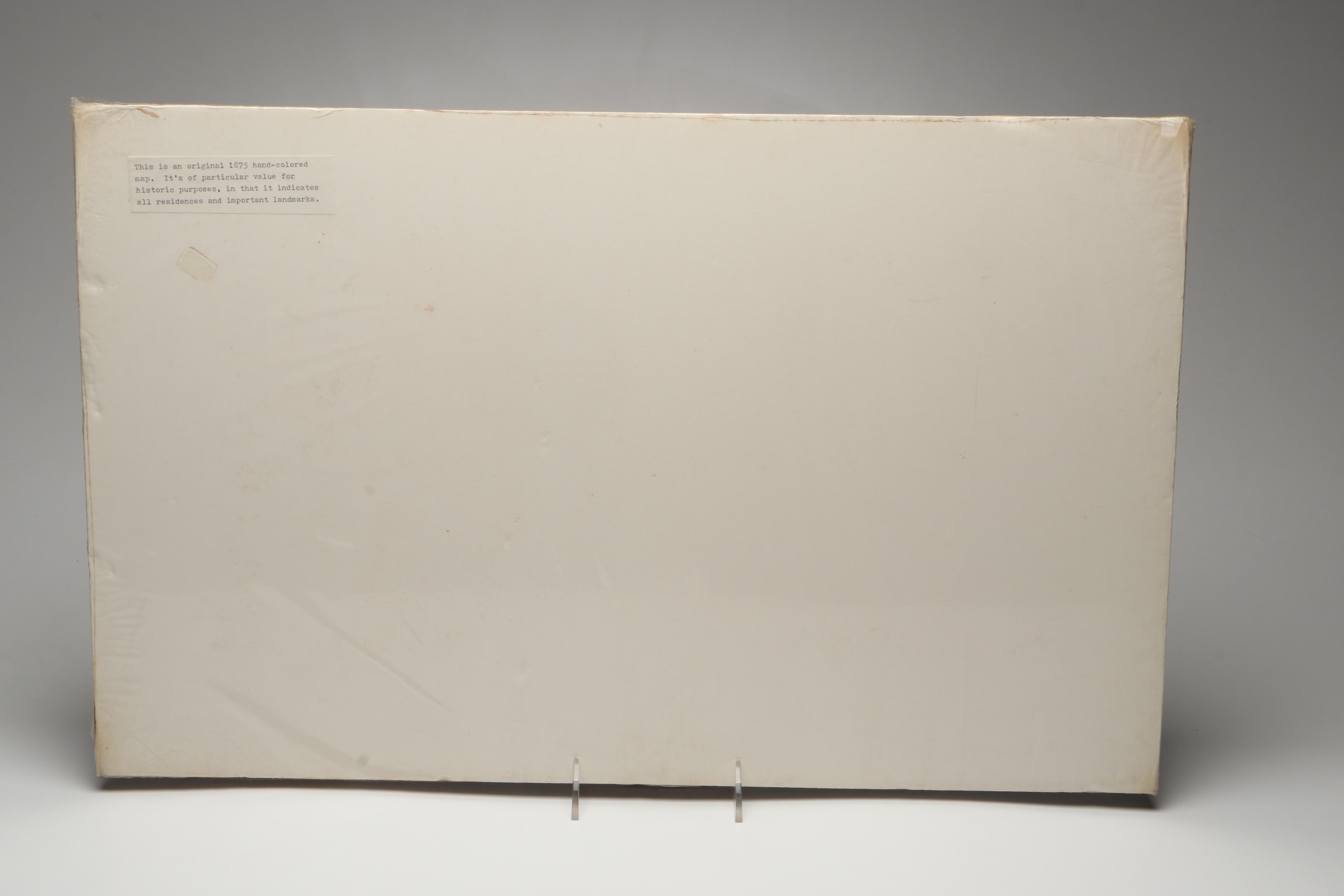 Hand-Colored Engraved Atlas Maps "Marlborough" Massacushetts, 1875