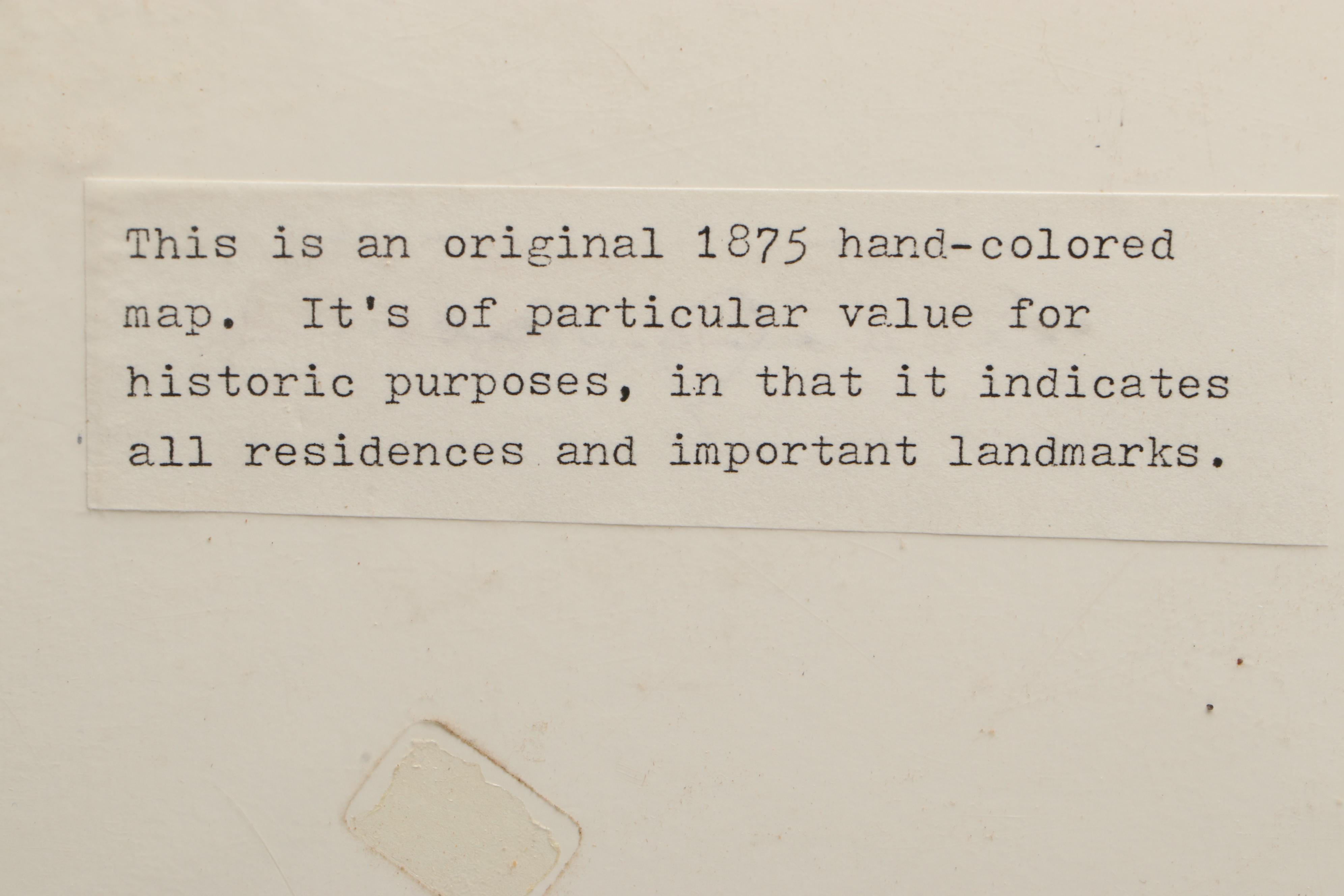 Hand-Colored Engraved Atlas Maps "Marlborough" Massacushetts, 1875