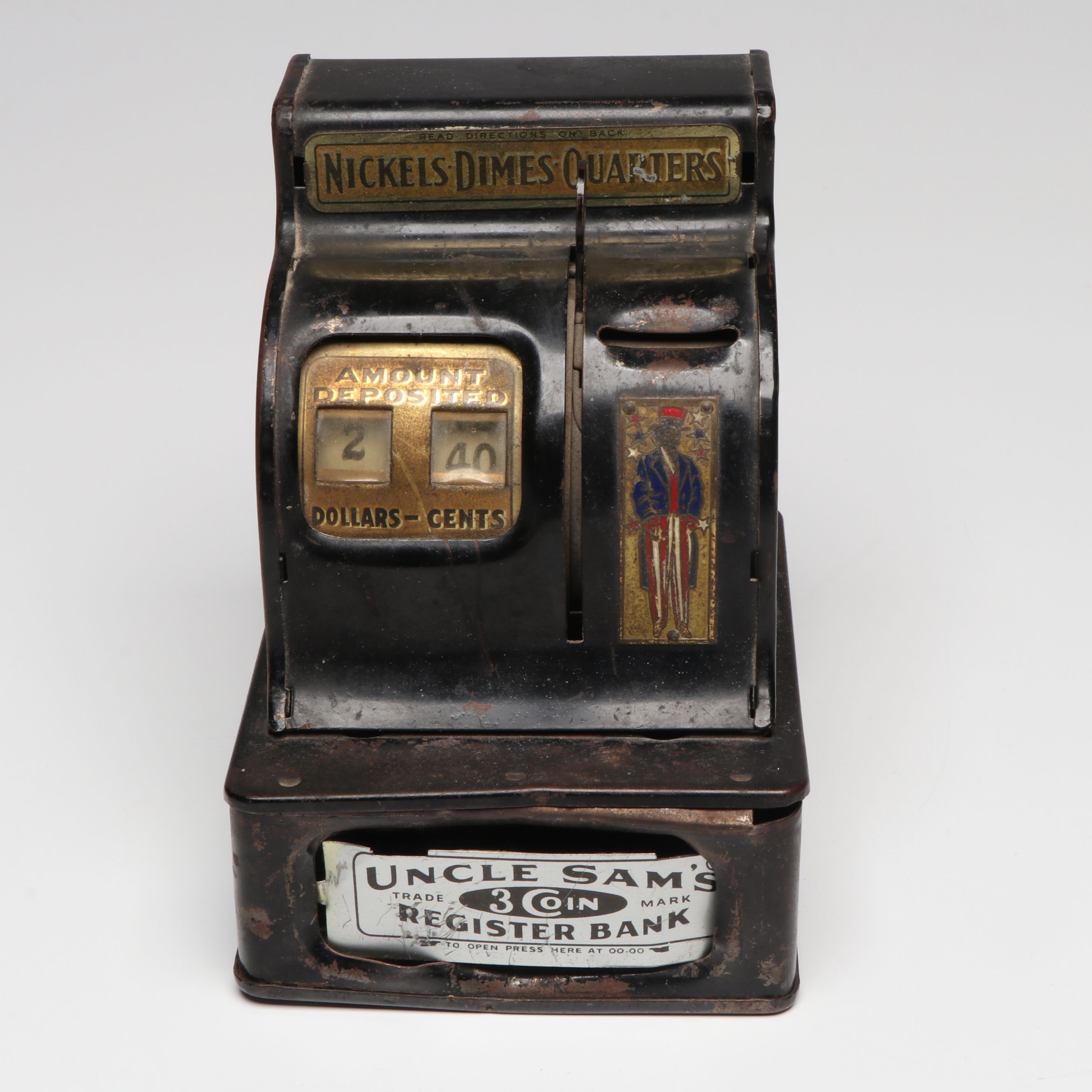 Durable Toy & Novelty Company Metal Cash Register Coin Banks