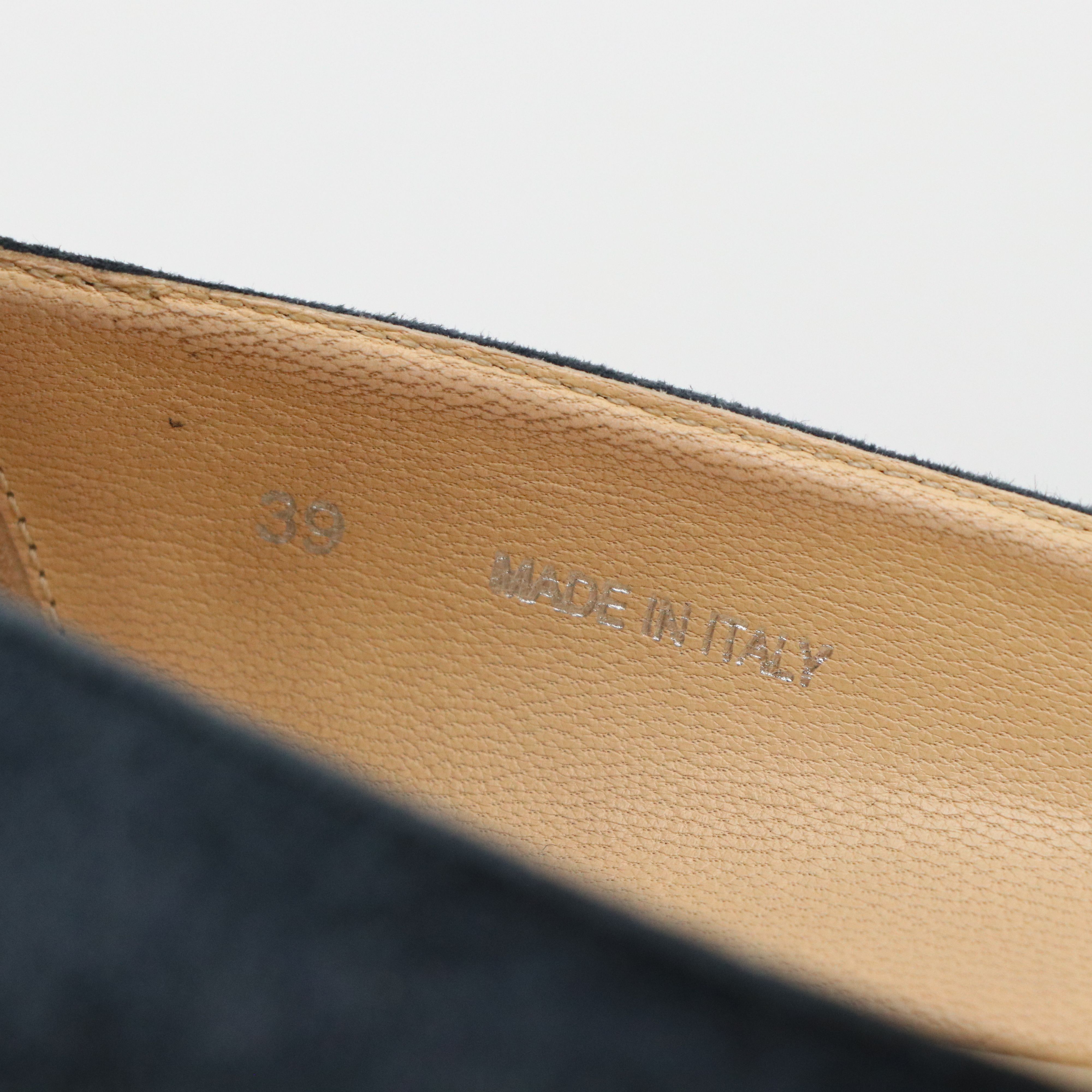 Jimmy Choo Rhinestone Toe Flats in Blue Suede