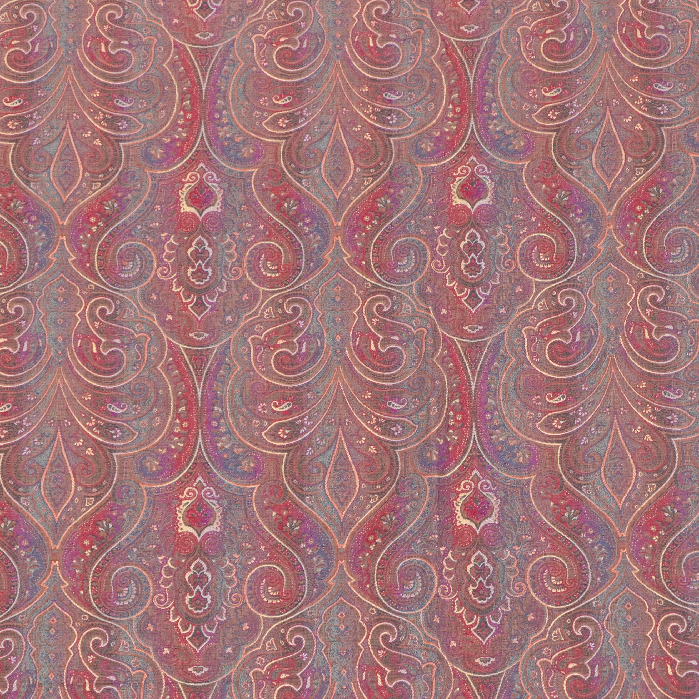 4'6 x 9'9 Machine Made Paisley Jacquard Woven Textile