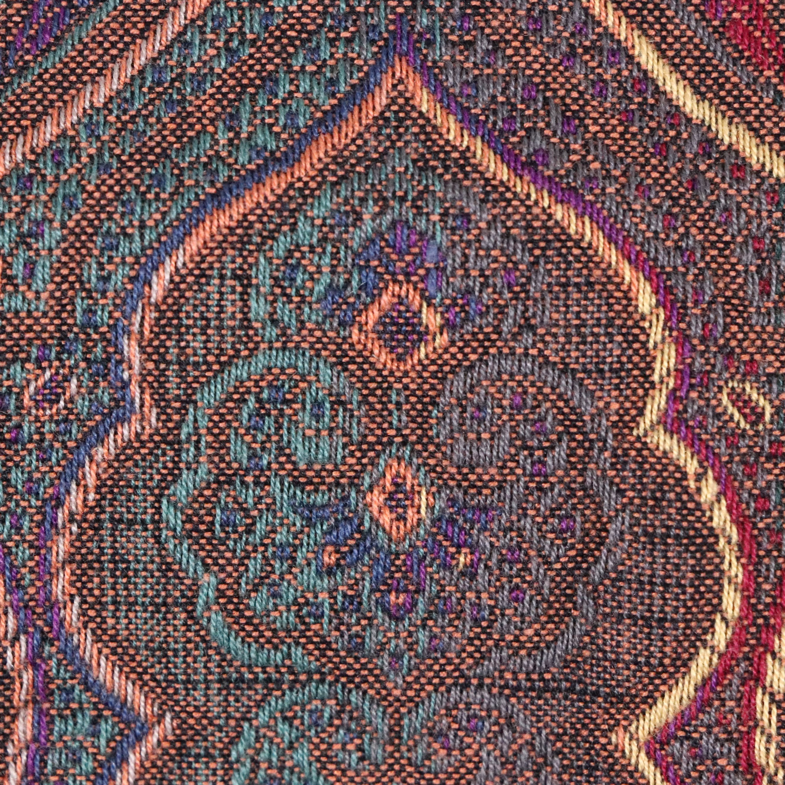 4'6 x 9'9 Machine Made Paisley Jacquard Woven Textile