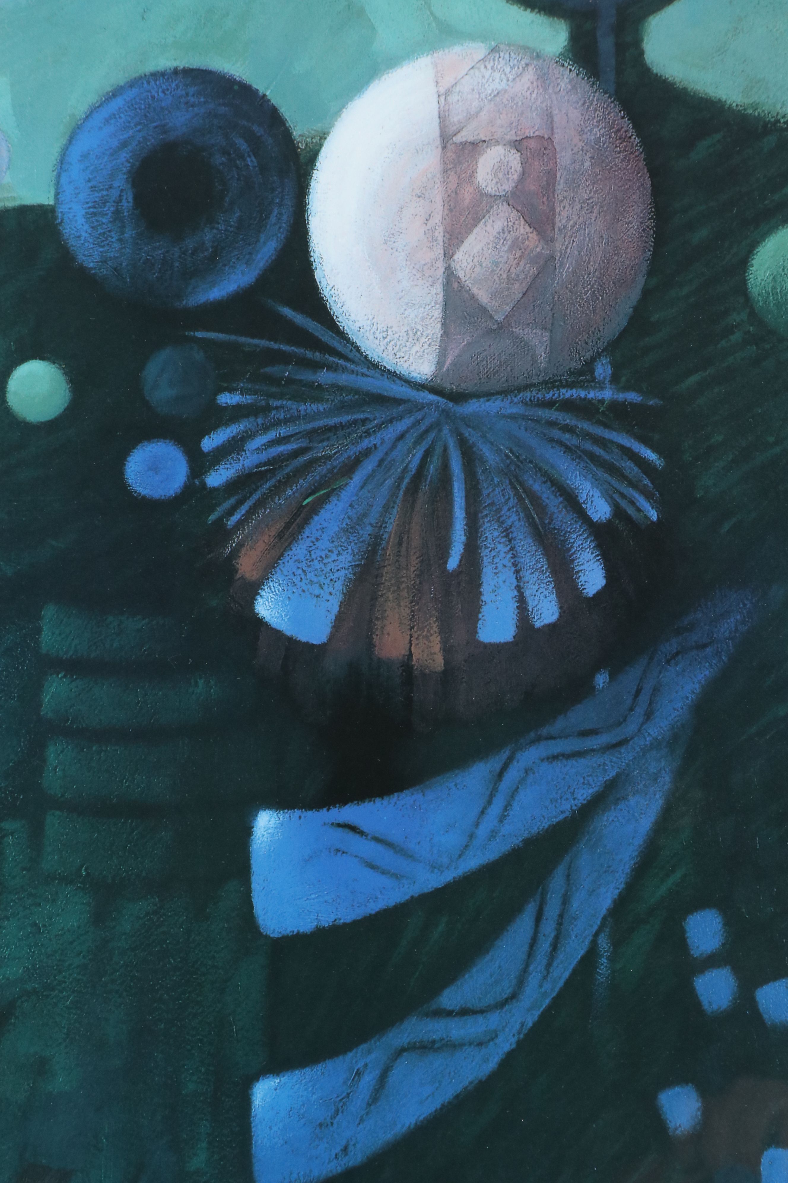 Carmen Díaz Oñate Abstract Offset Lithograph, 1991