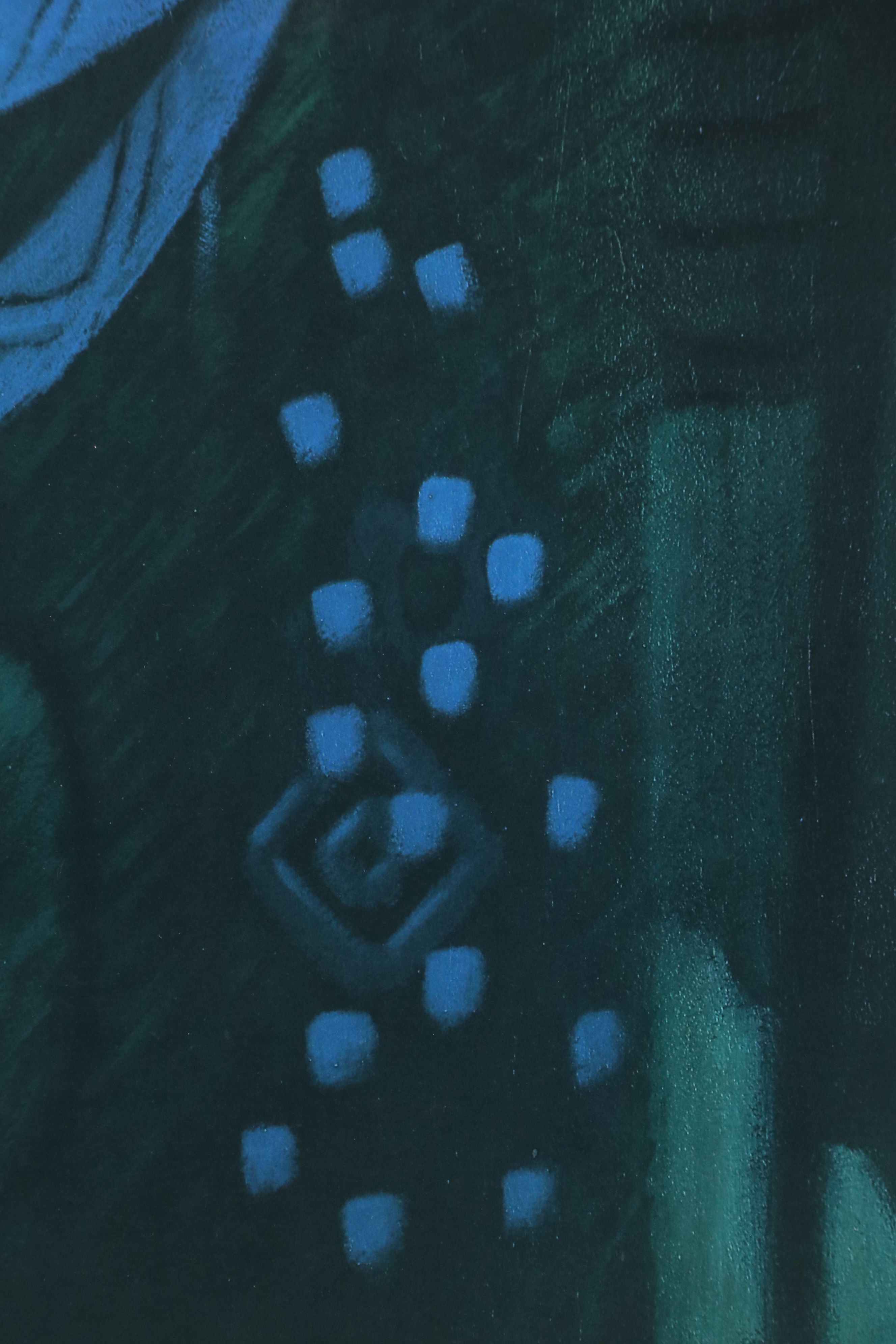 Carmen Díaz Oñate Abstract Offset Lithograph, 1991