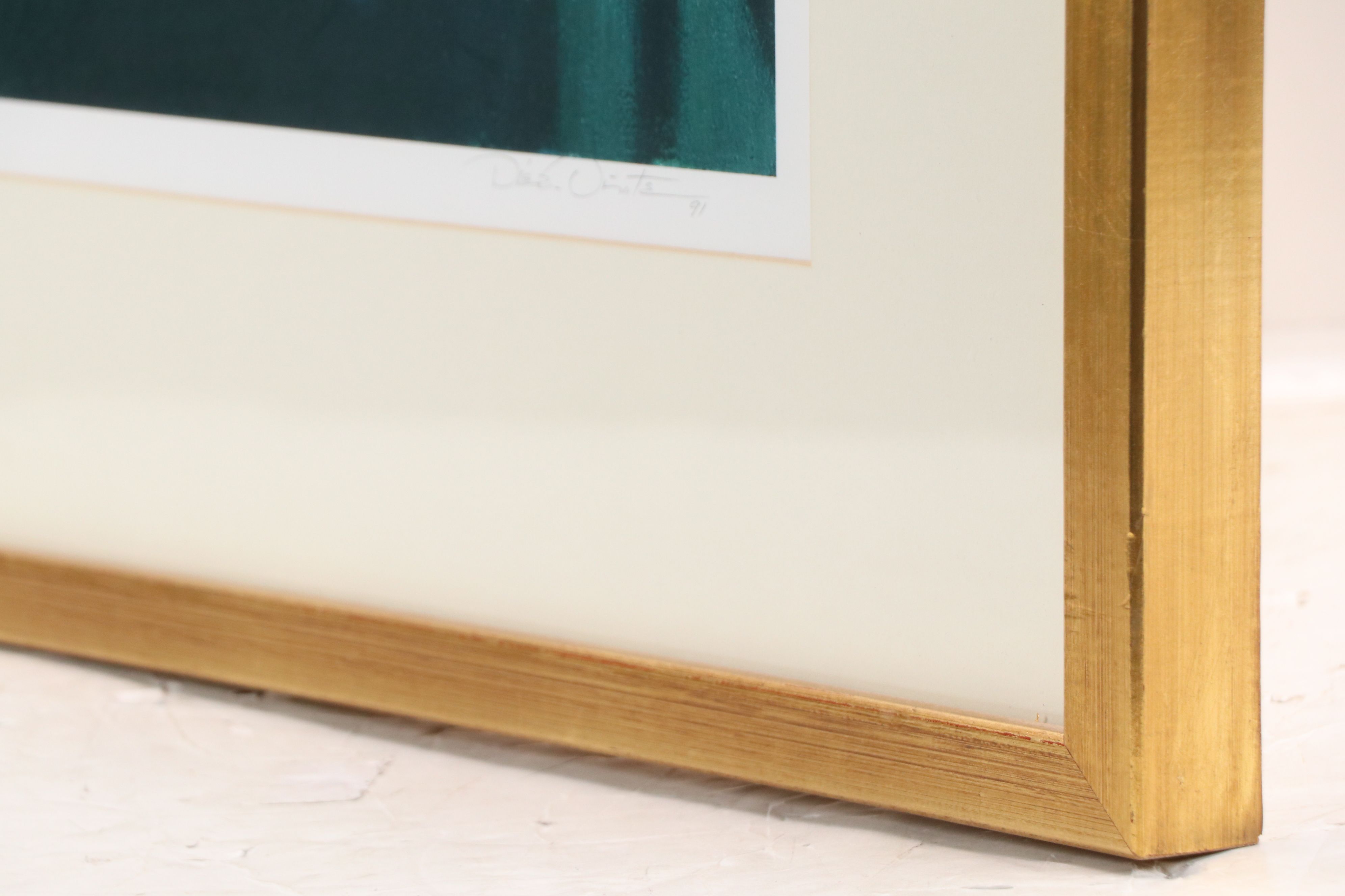 Carmen Díaz Oñate Abstract Offset Lithograph, 1991