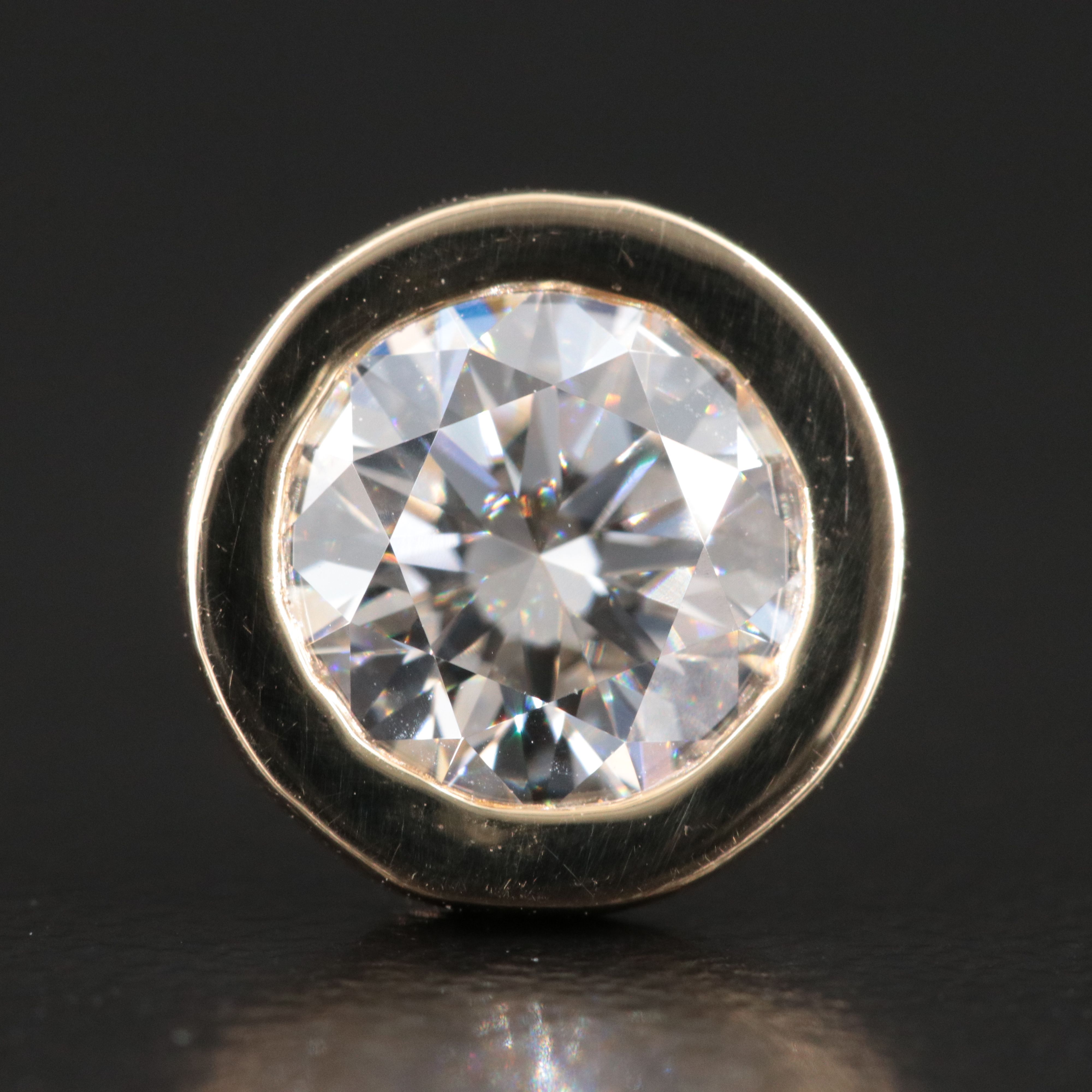 14K 2.73 CTW Lab Grown Diamond Stud Earrings with IGI Reports