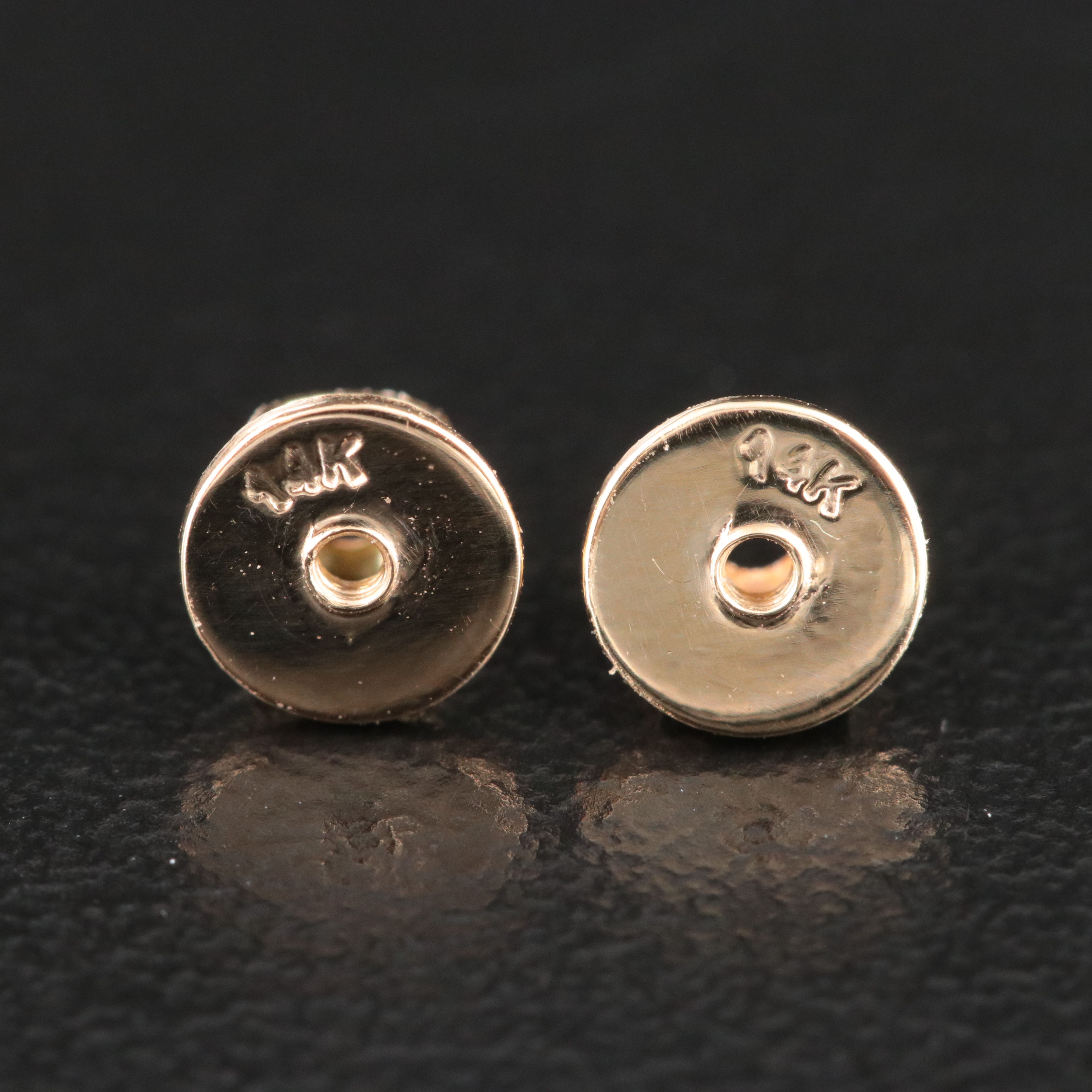 14K 2.73 CTW Lab Grown Diamond Stud Earrings with IGI Reports