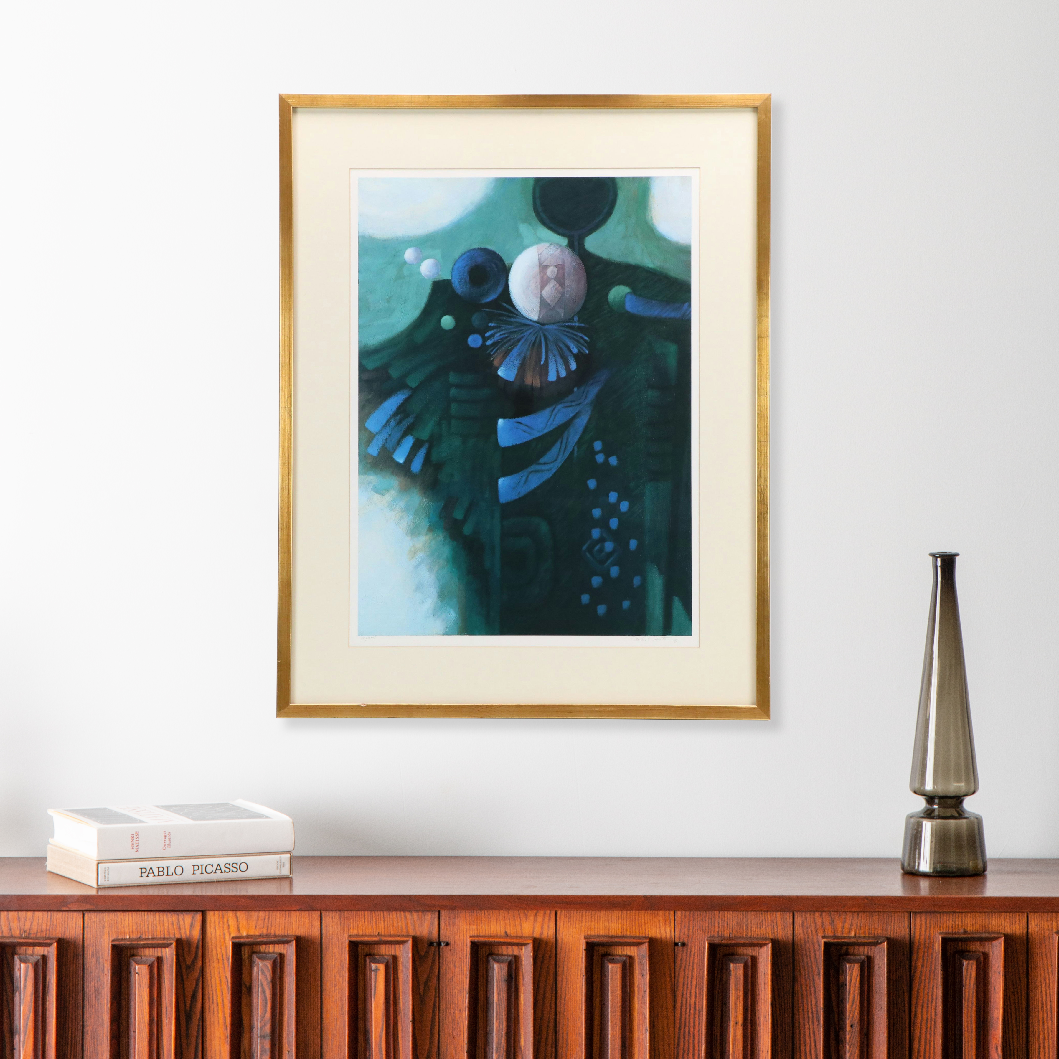 Carmen Díaz Oñate Abstract Offset Lithograph, 1991