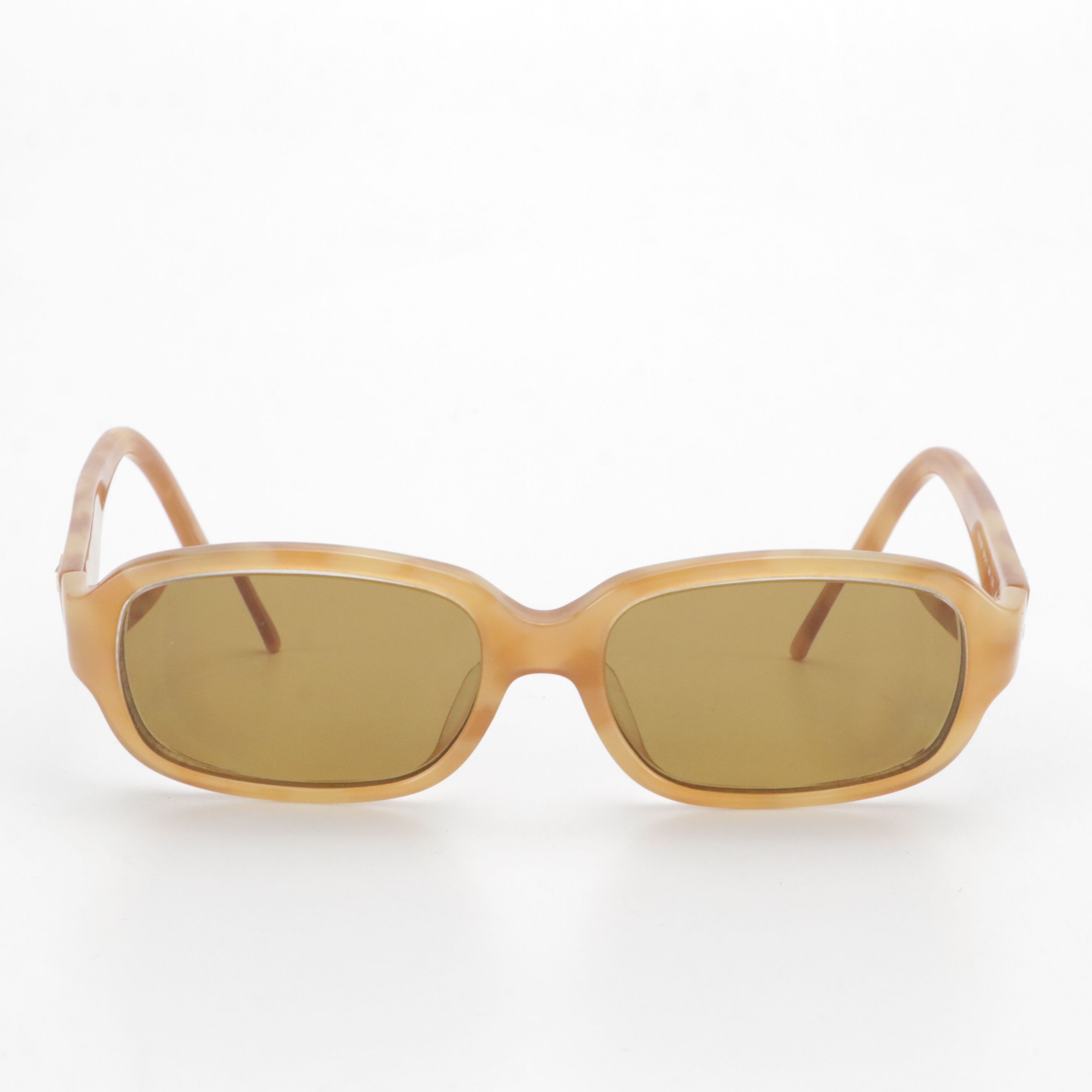 Fendi FS5233R Honey Brown Oversized Rectangular Sunglasses
