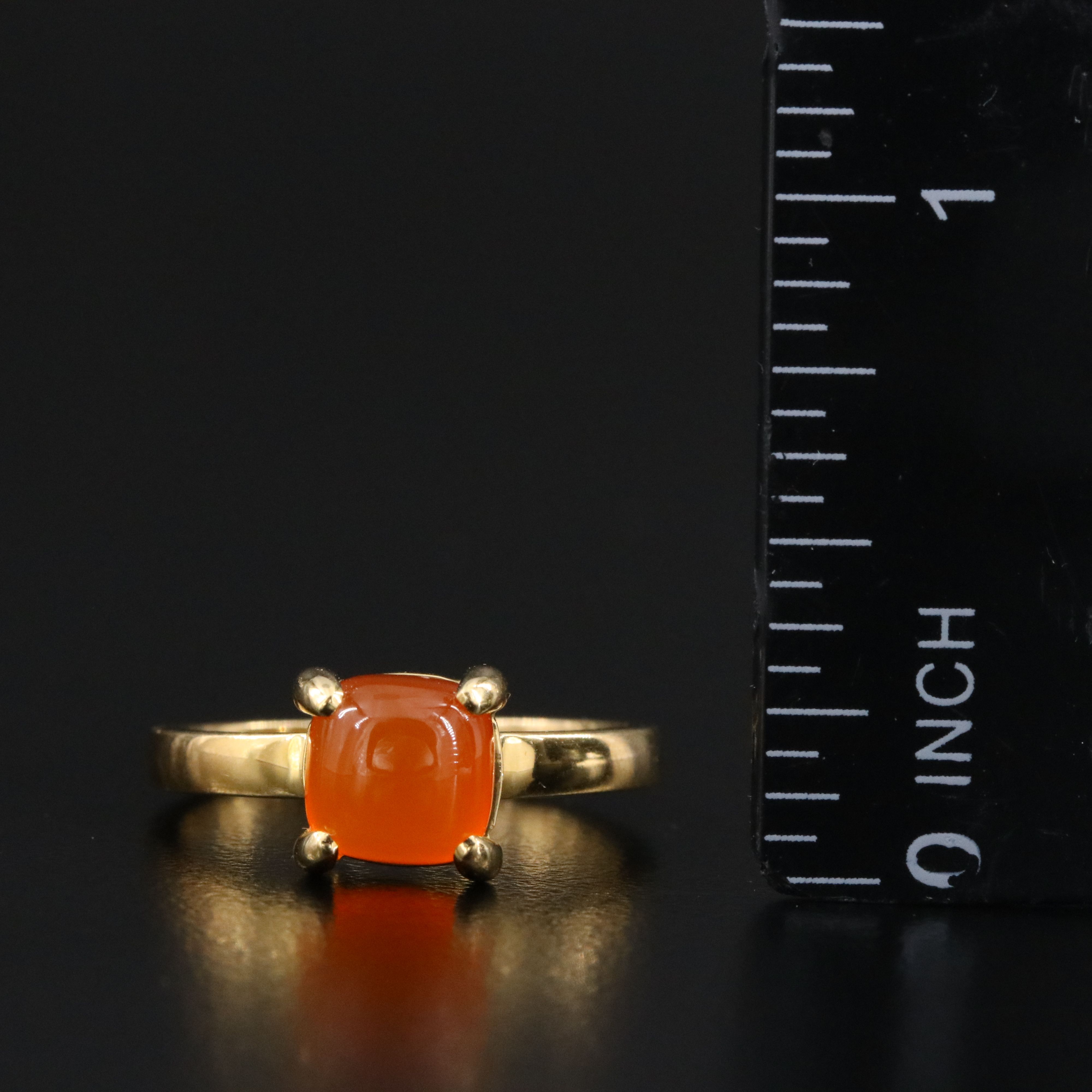 Paloma Picasso for Tiffany & Co. Sugar Stack 18K Fire Opal Ring