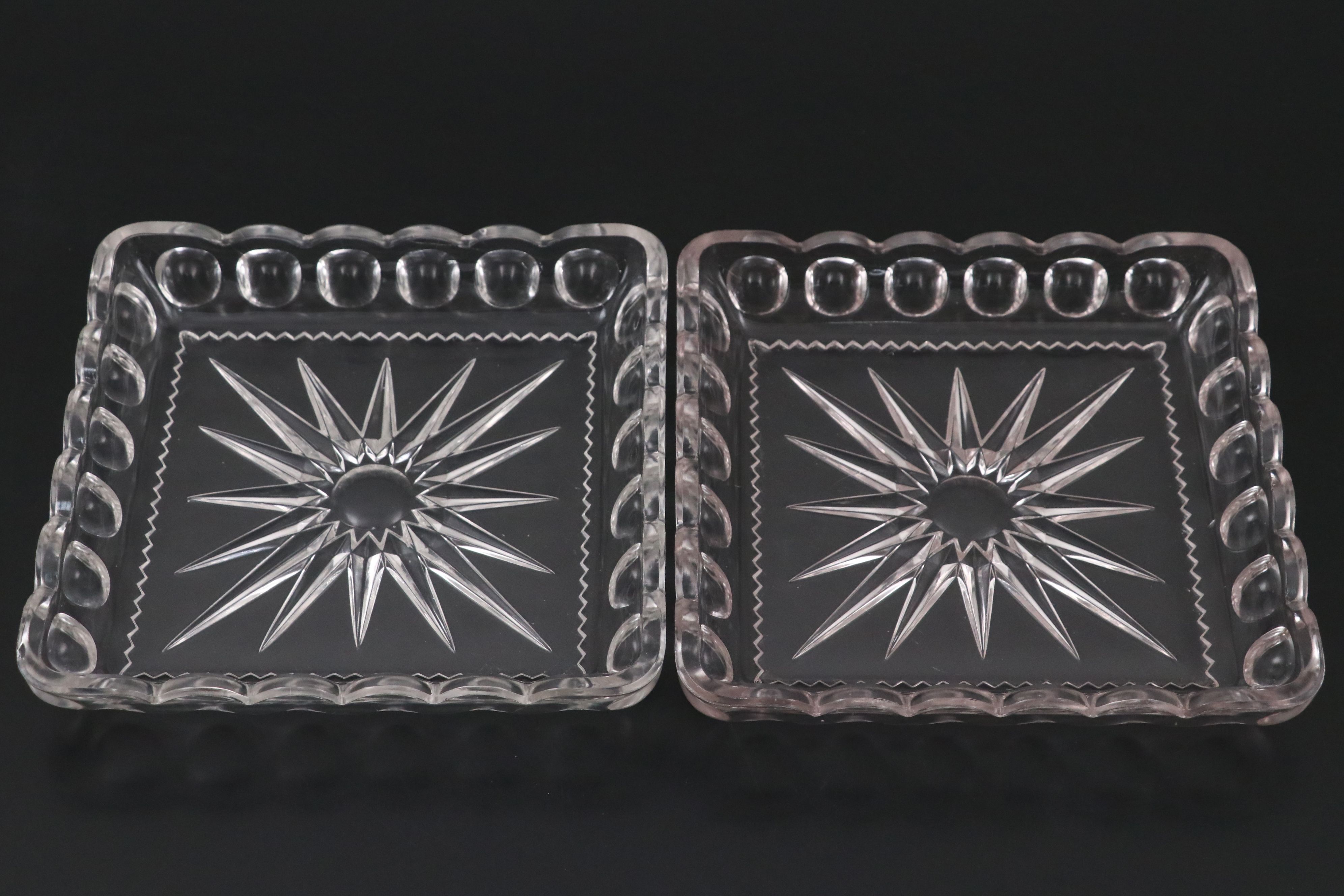 US Glass "King's Crown" Banana Tree with Berry Set and Other Tableware