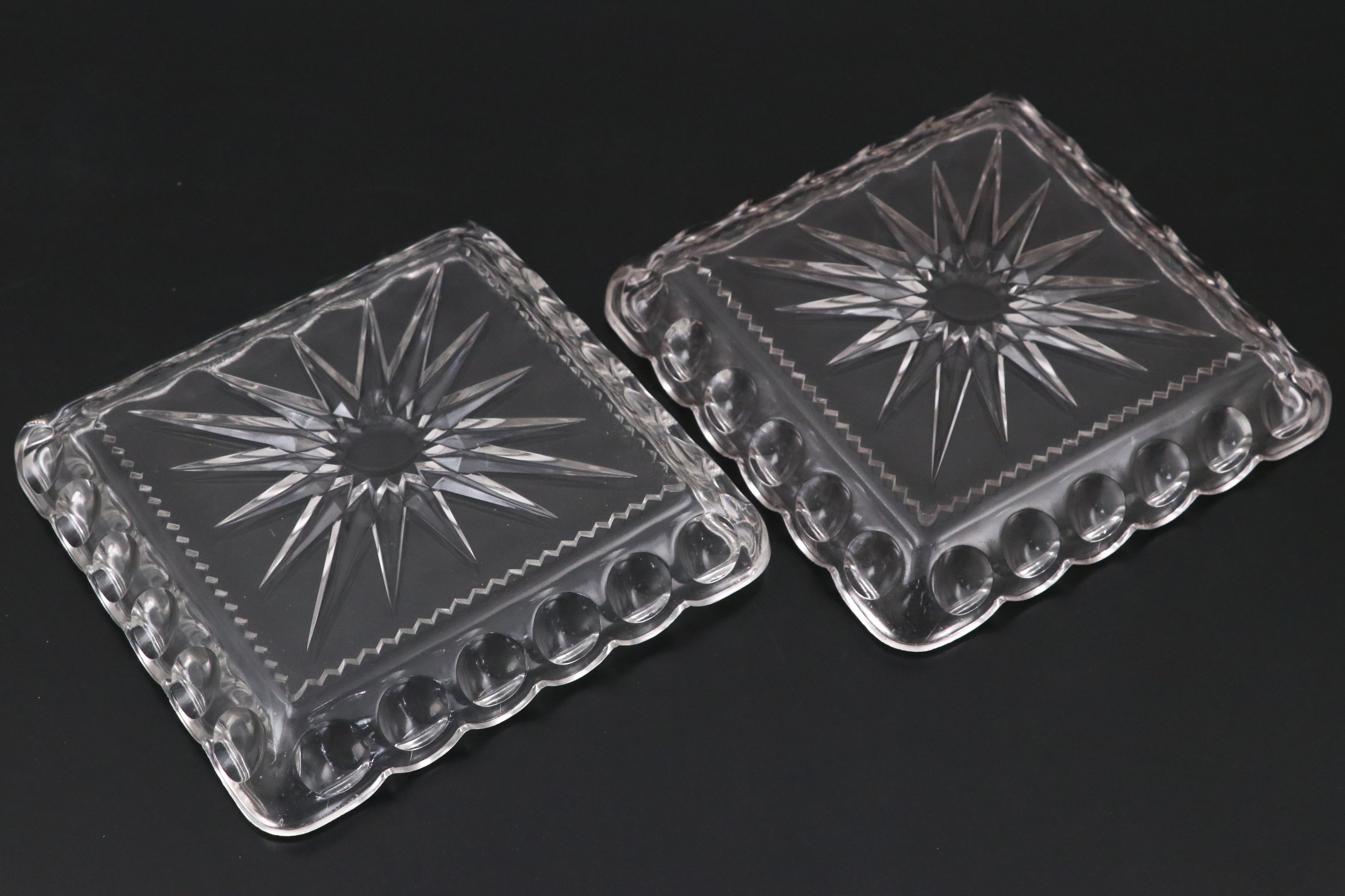 US Glass "King's Crown" Banana Tree with Berry Set and Other Tableware