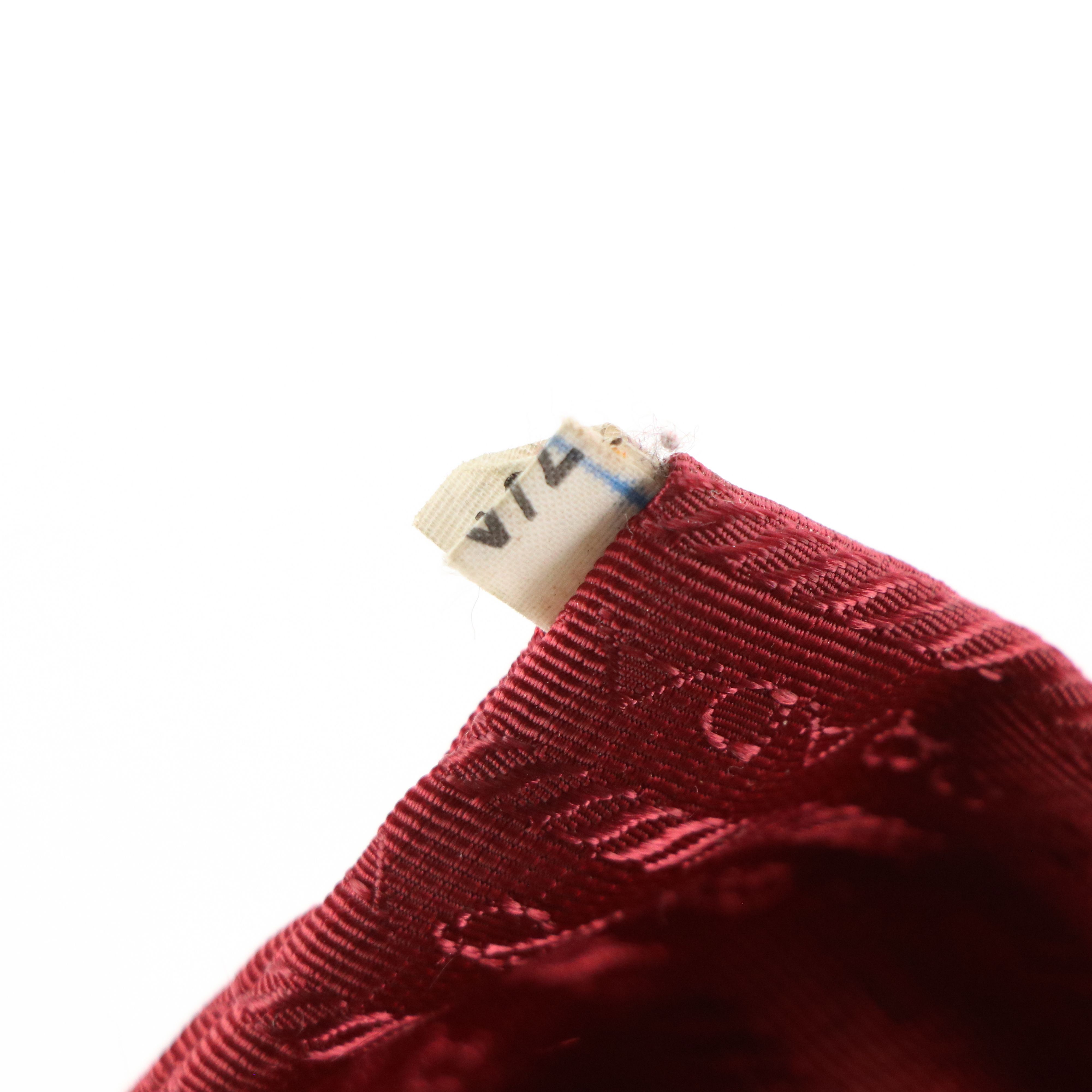 Prada Galleria Handbag in Burgundy Saffiano Leather