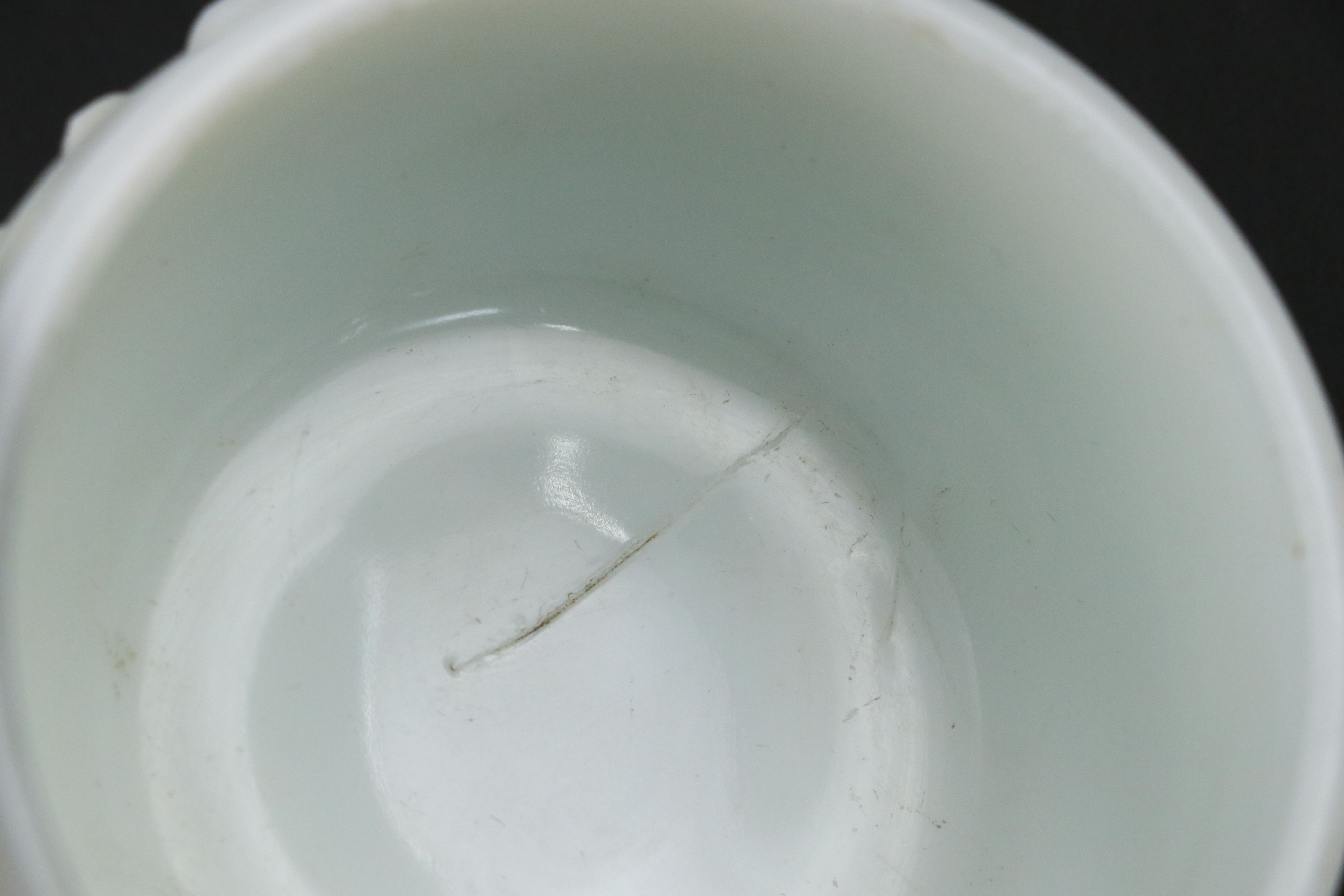 Westmoreland "Roses and Bows" Wedding Bowl and More Vintage Milk Glass Tableware