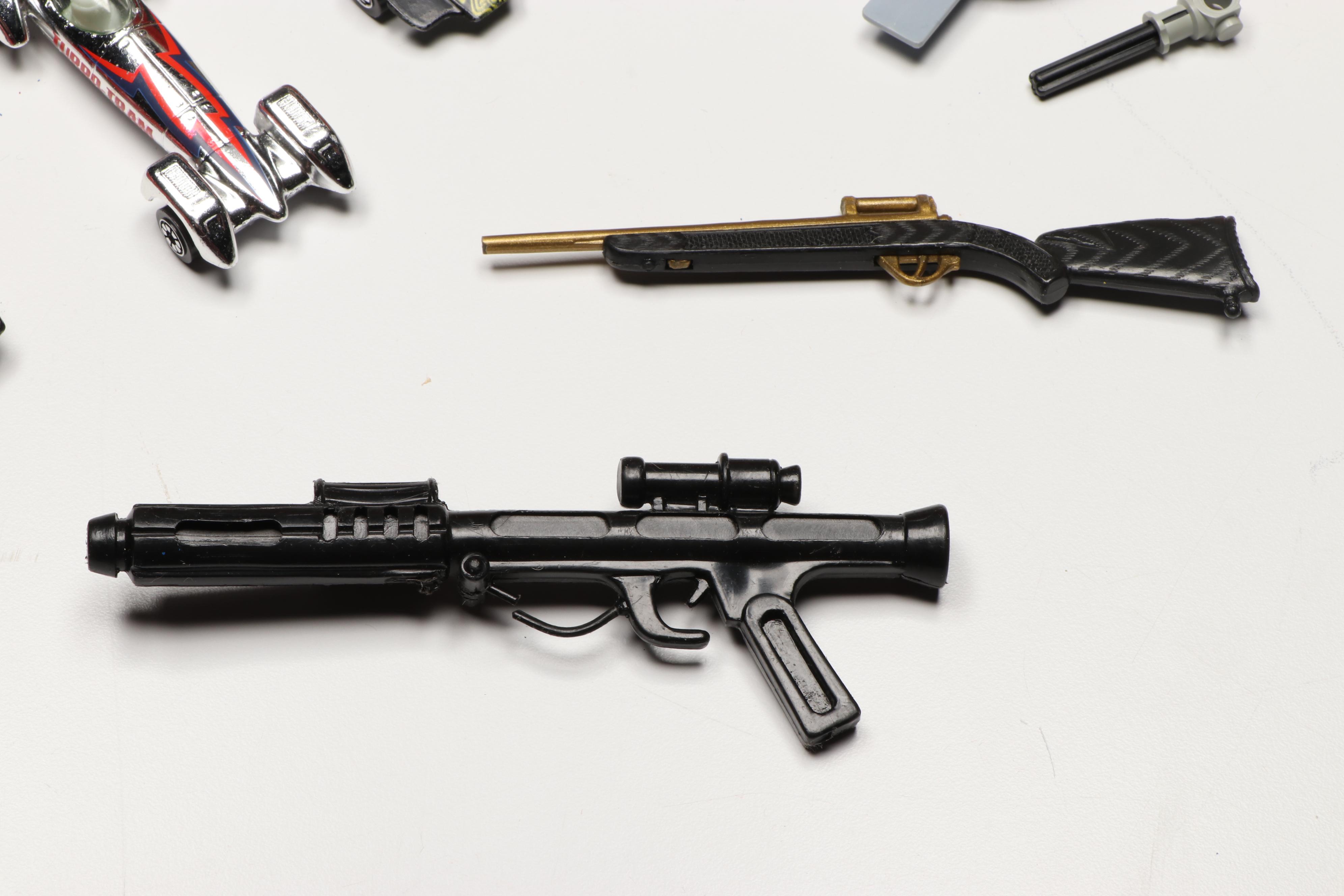 Tonka Snorkel Fire Truck with Hot Wheels and Other Vintage Toy Cars