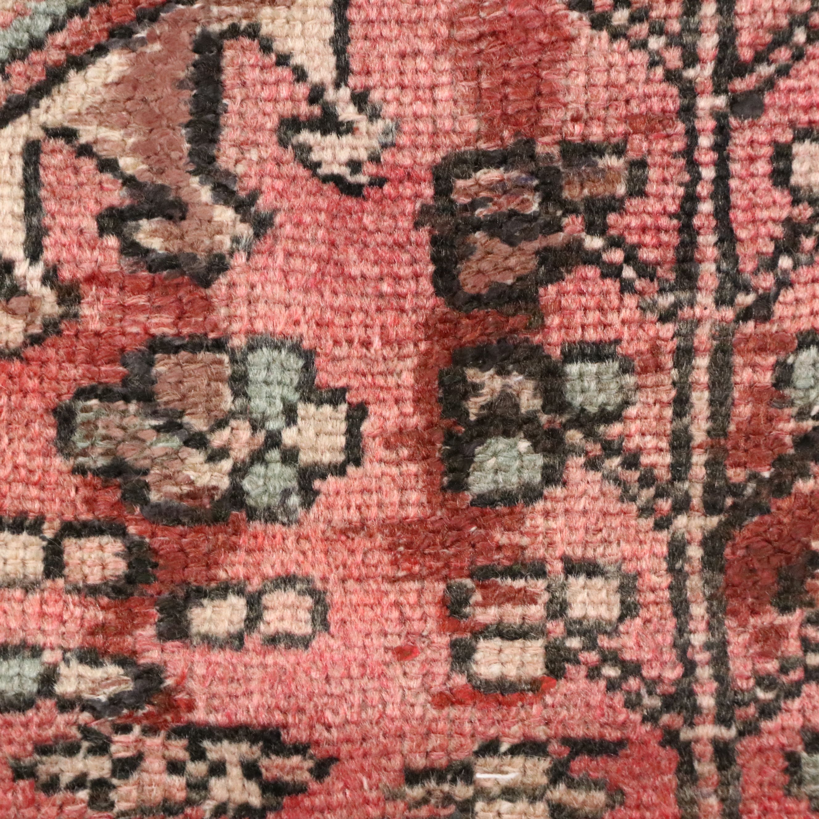 2'8 x 9'10 Hand-Knotted Persian Karaja Carpet Runner